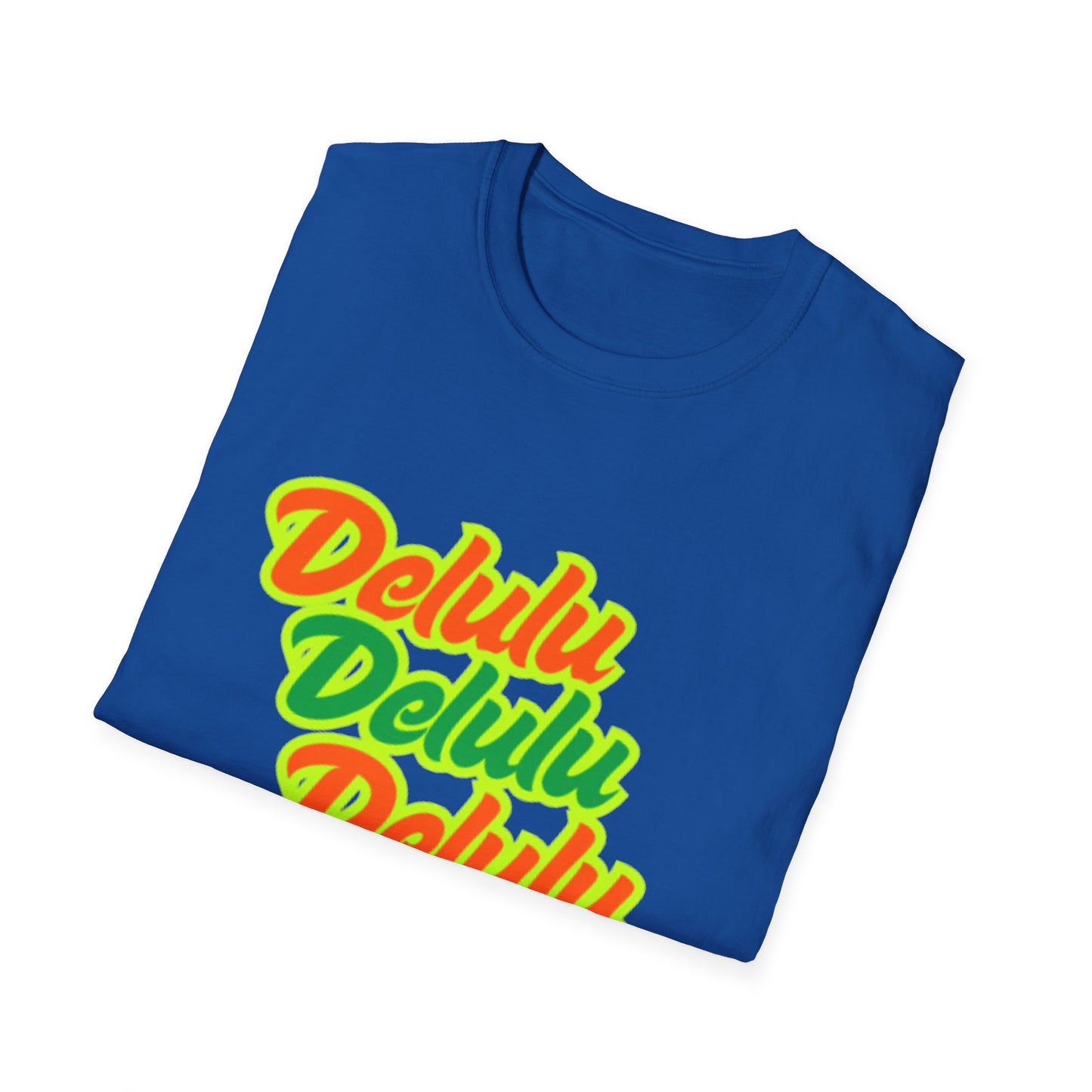 Colorful 'Delulu' Unisex Softstyle T-Shirt - Fun & Casual Fashion