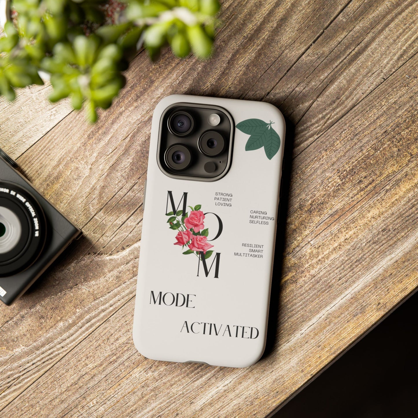 Personalized Phone Case for Moms | Mode Activated | Gift for Mother's Day, Birthday, Resilient, Loving, Durable