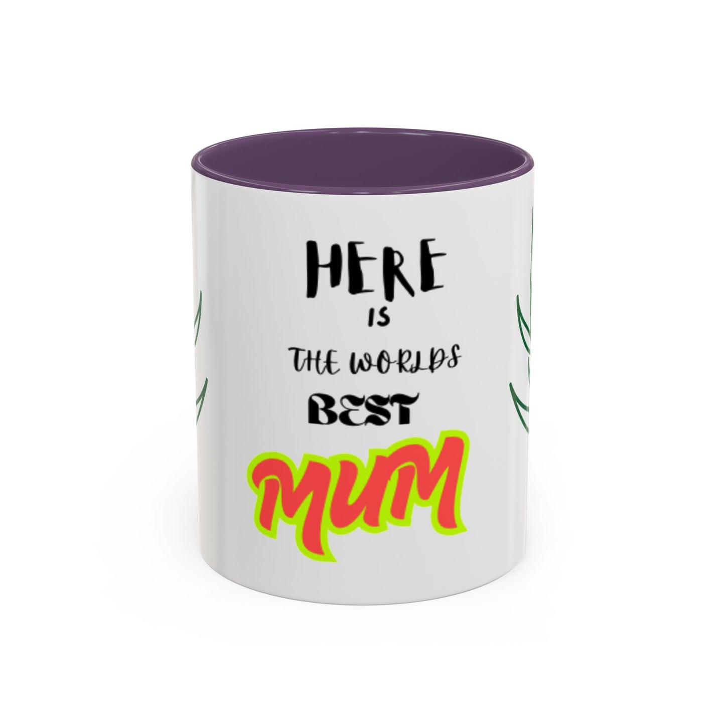 Best Mum Accent Coffee Mug | Perfect Gift for Mother's Day