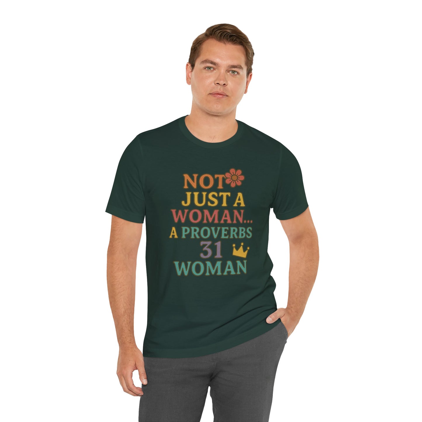 Proverbs 31 Woman Tee, Empowerment Shirt, Faith-Based Gift, Christian Apparel, Inspirational Clothing, Modest Fashion
