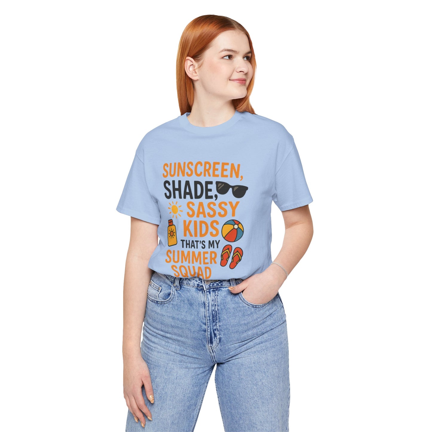 Sassy Summer Squad Tee - Fun Unisex T-Shirt for Family Outings, Beach Days, Summer Parties, Mom Gift, Kids Activity