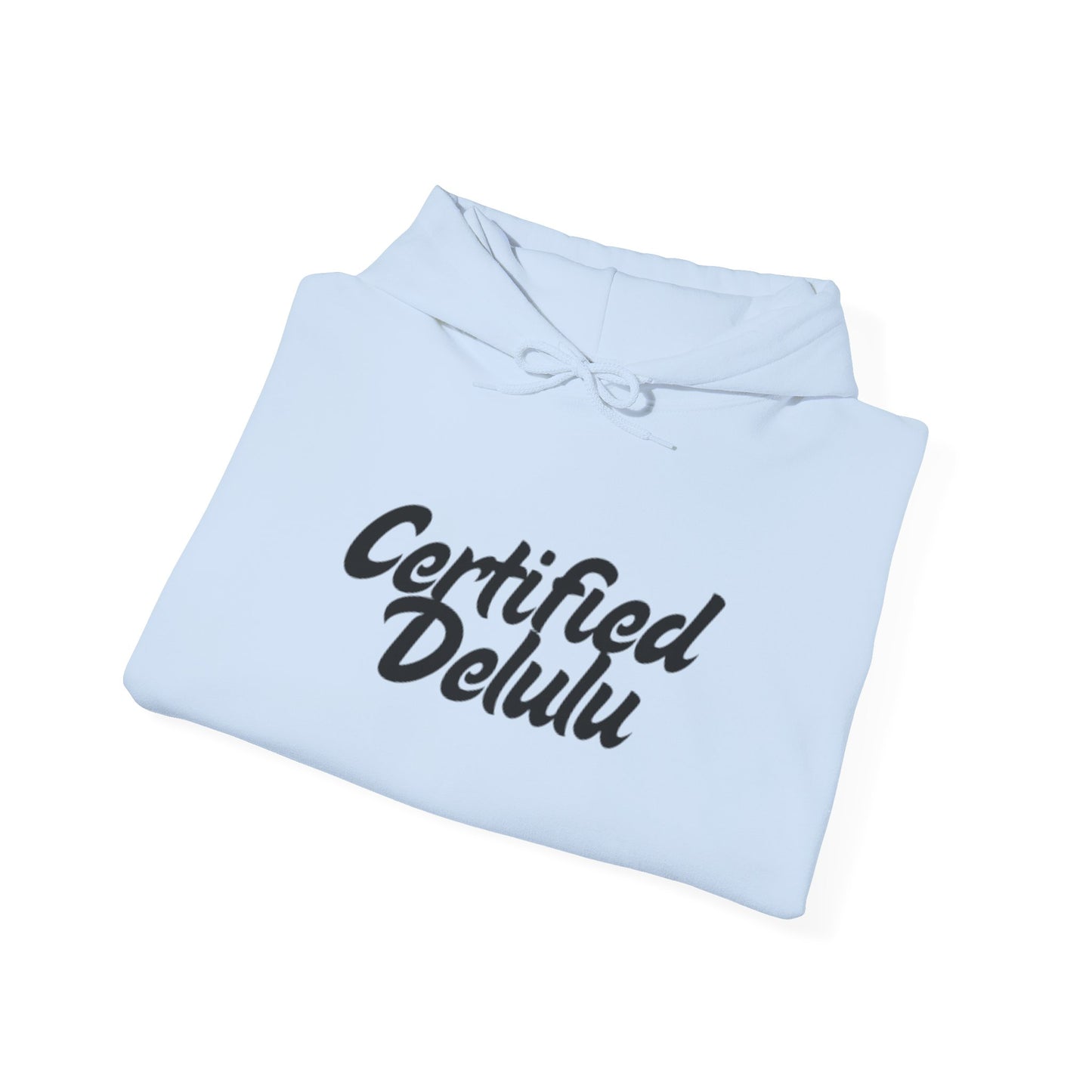 Certified Delulu Unisex Hoodie - Cozy Sweatshirt for Everyday Comfort