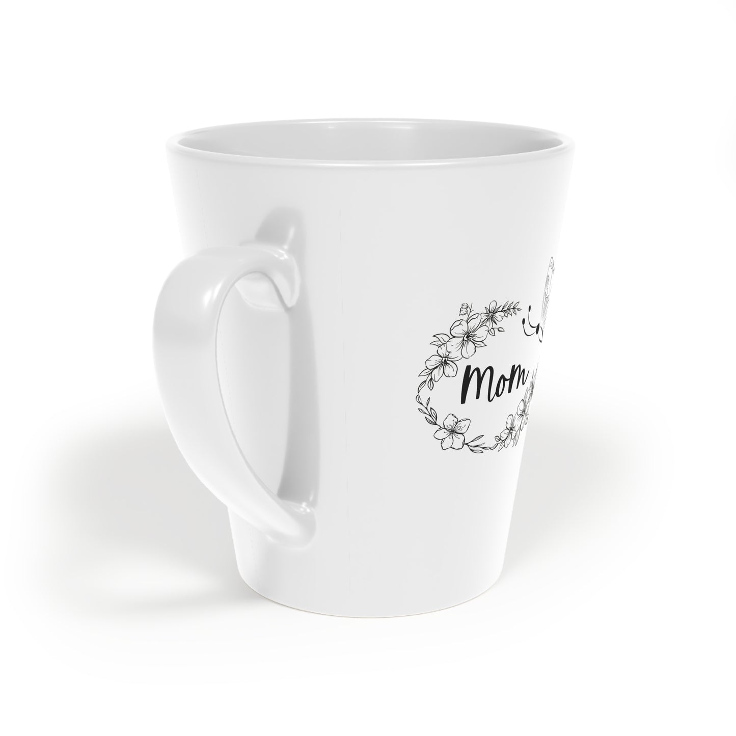 #1 Mom Latte Mug - 12oz Coffee Cup with Nutrition Facts Design