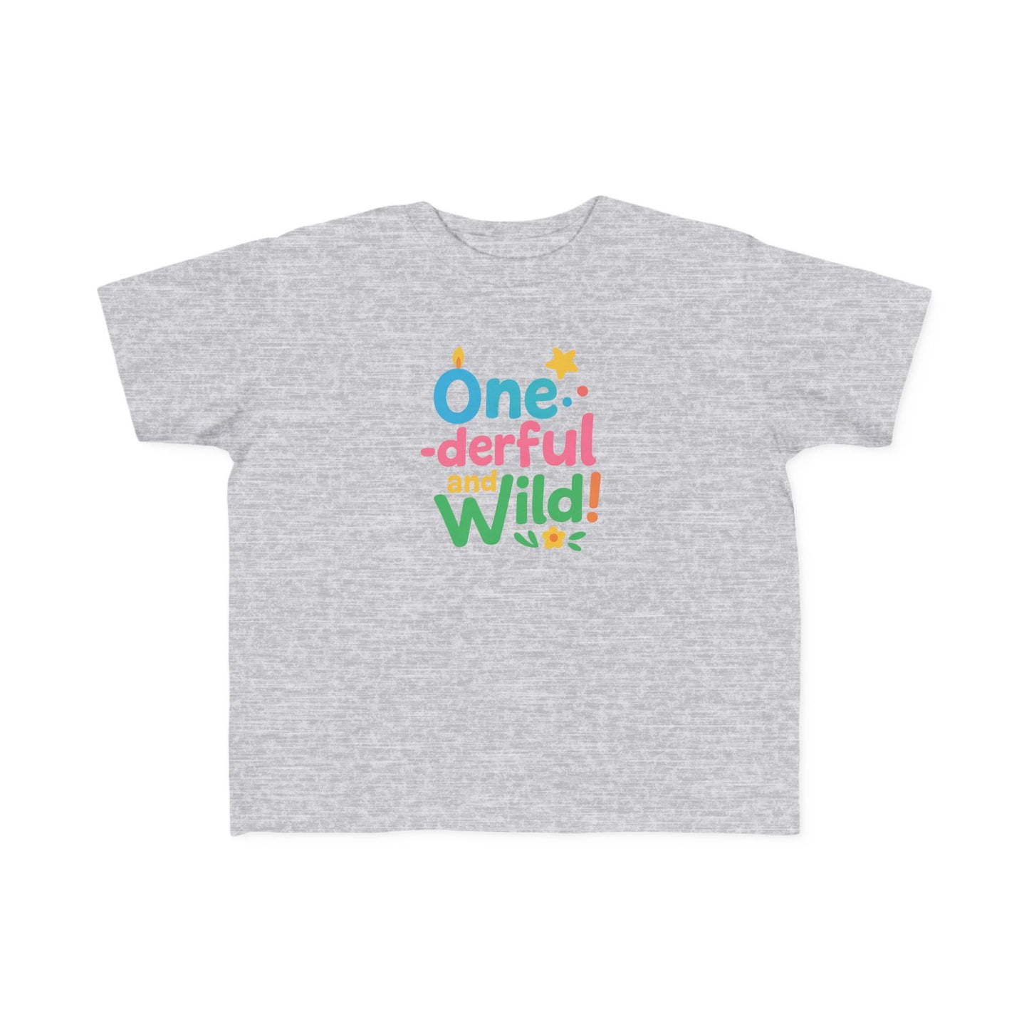 One-derful Wild Toddler Tee | Cute Kids T-Shirt for Birthday, Playdates, Gifts, Everyday Wear, Colorful Fun