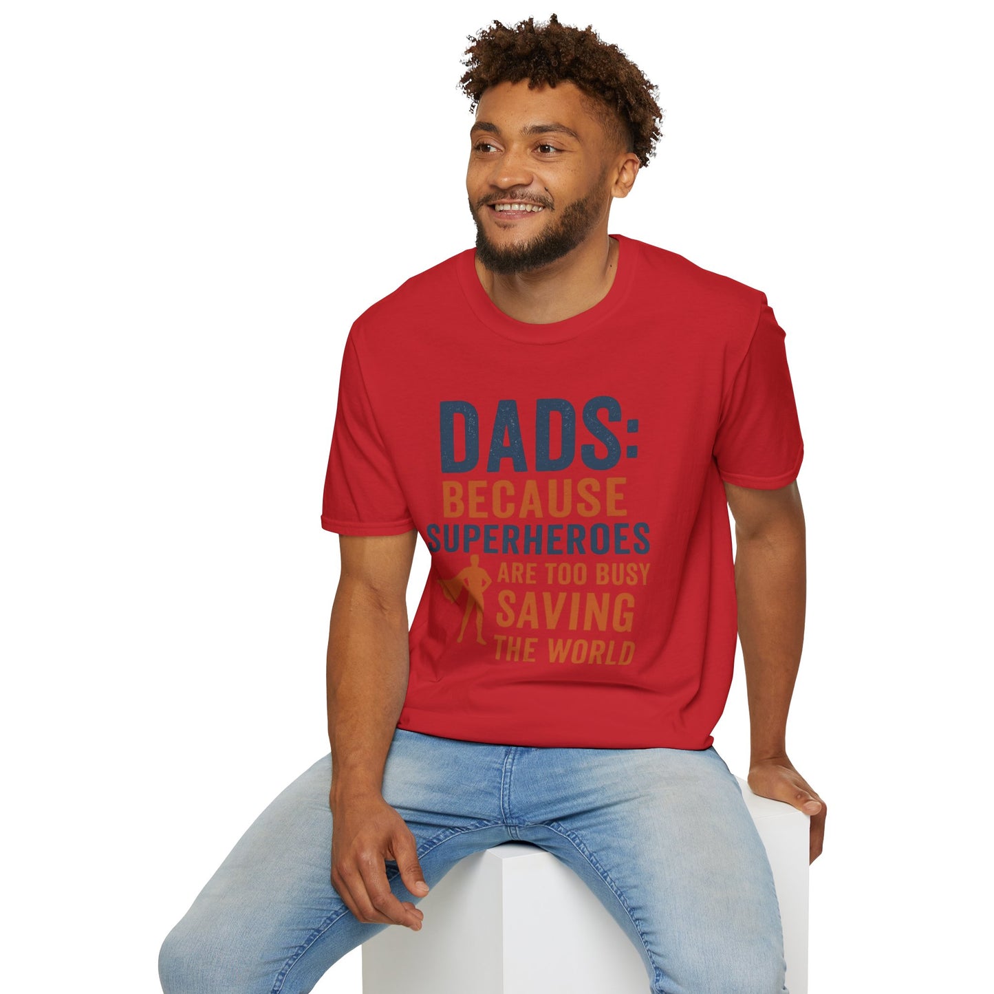 Dad Superhero T-Shirt, Funny Gift for Fathers Day, Unisex Tee, Birthday Gift for Dad, Family Reunion T-Shirt, Dad Humor Shirt