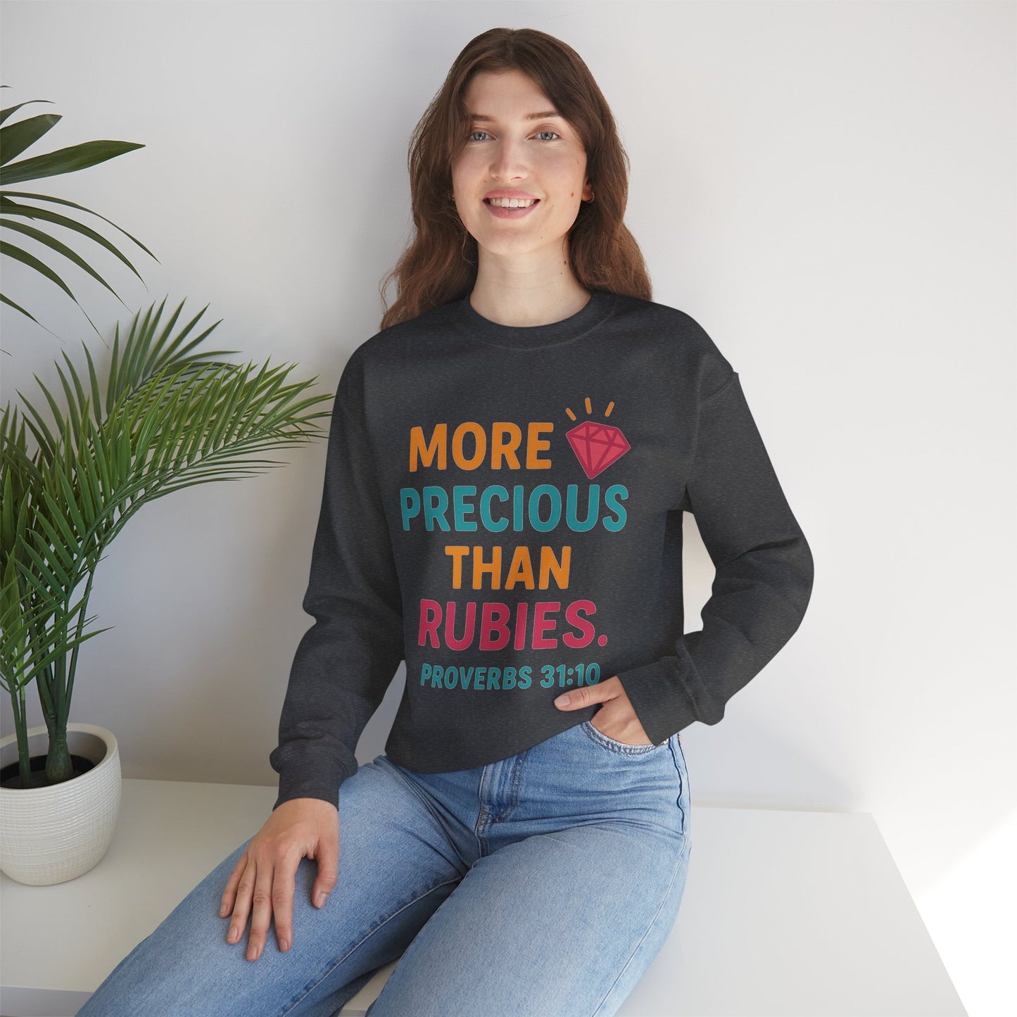 Inspirational Proverbs Sweatshirt | Cozy Crewneck | Gifts for Friends, Bible Verse Apparel, Faith Fashion, Unisex Clothing