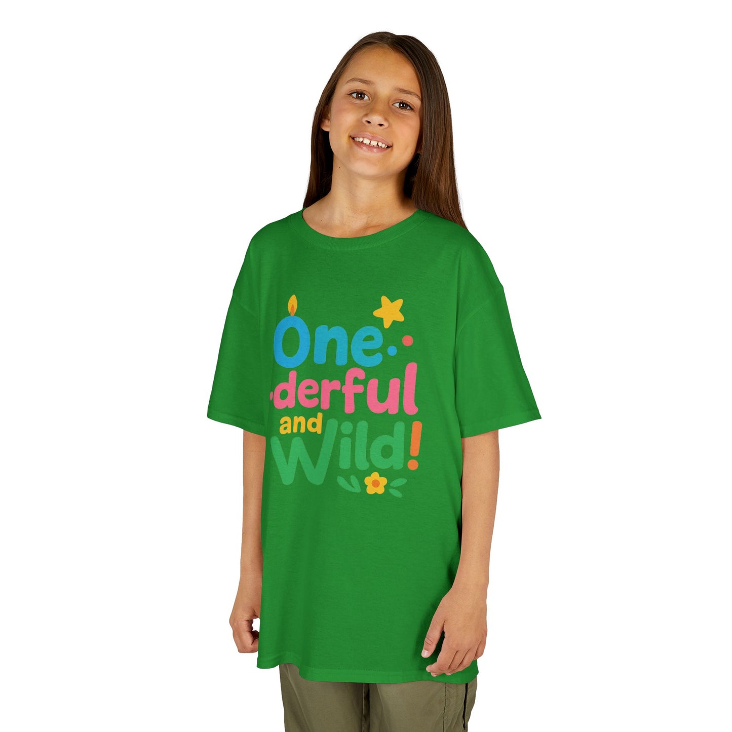 One-derful and Wild Kids Tee, Fun Birthday Gift, Toddler T-Shirt, Playful Cotton Shirt, Colorful Kids Apparel
