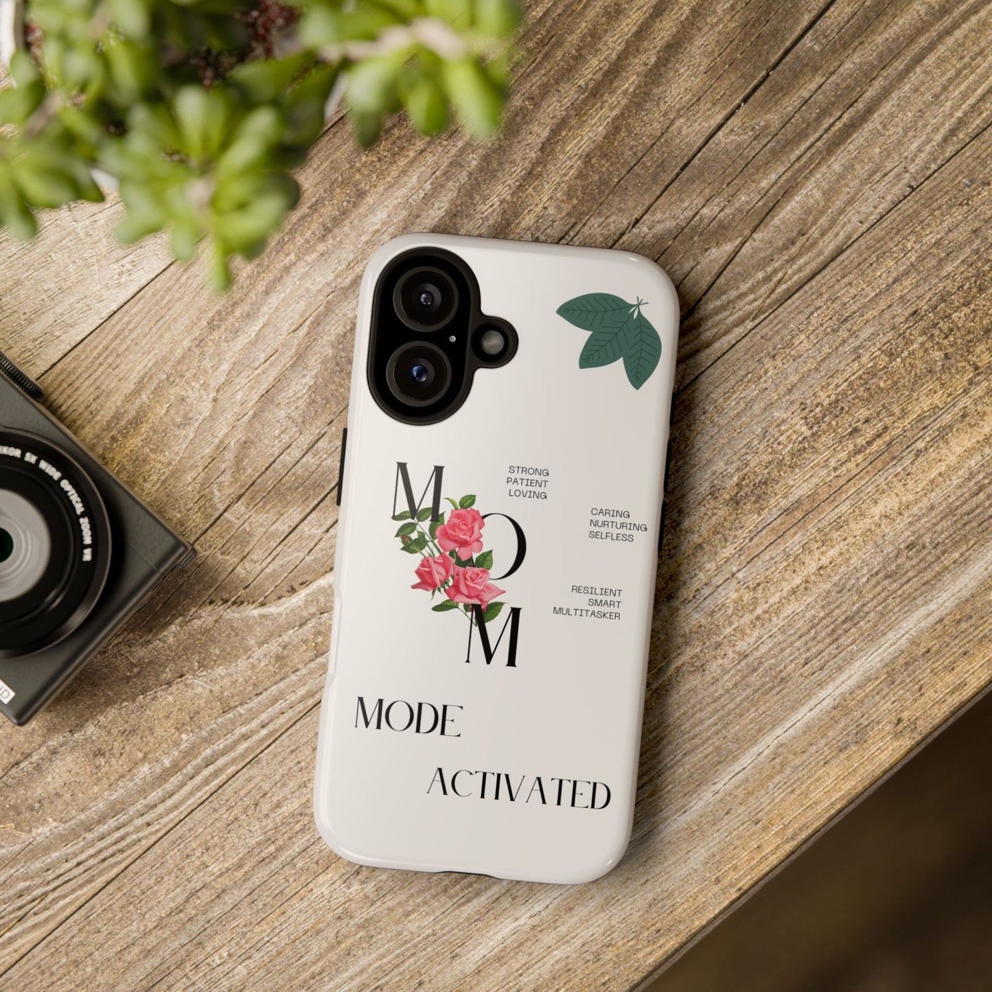 Personalized Phone Case for Moms | Mode Activated | Gift for Mother's Day, Birthday, Resilient, Loving, Durable