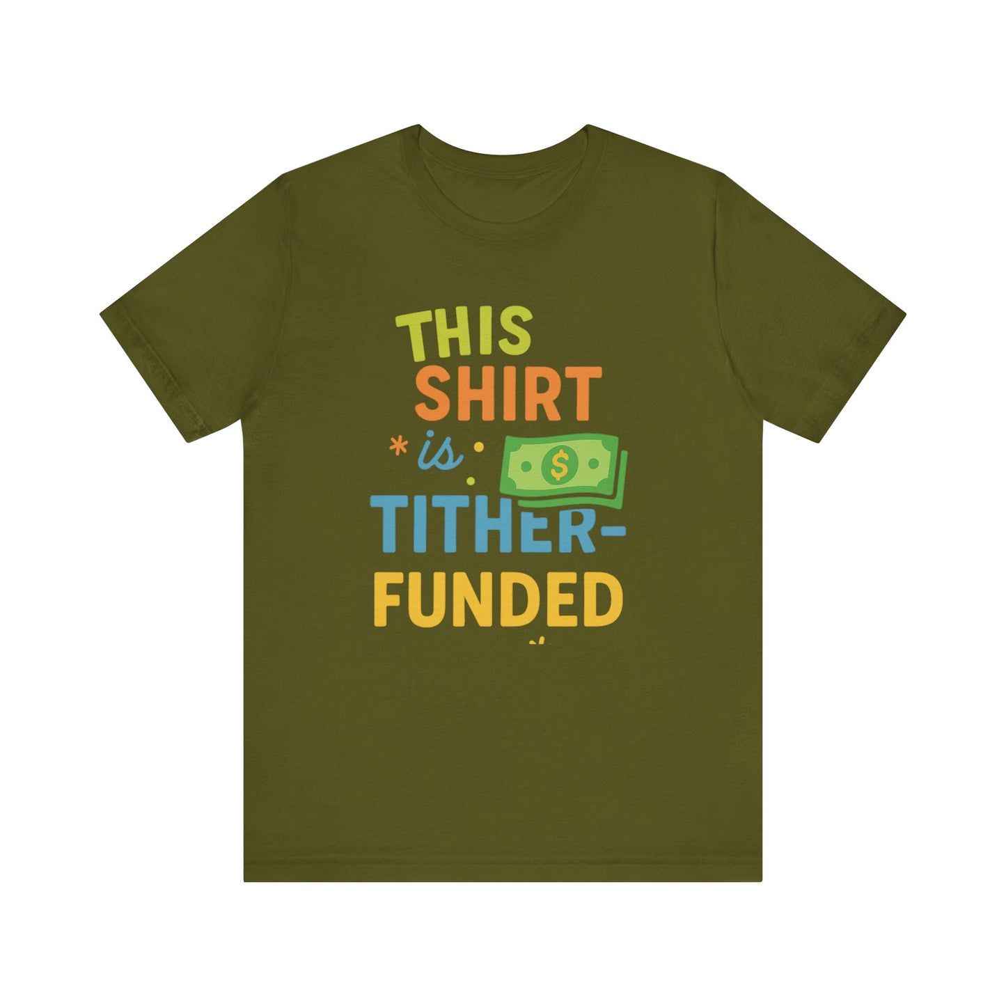 T-Shirt with Fun Funding Design, Humor Tee for Casual Wear, Unique Gift for Gamers, Great for Birthdays and Events, Playful and Stylish