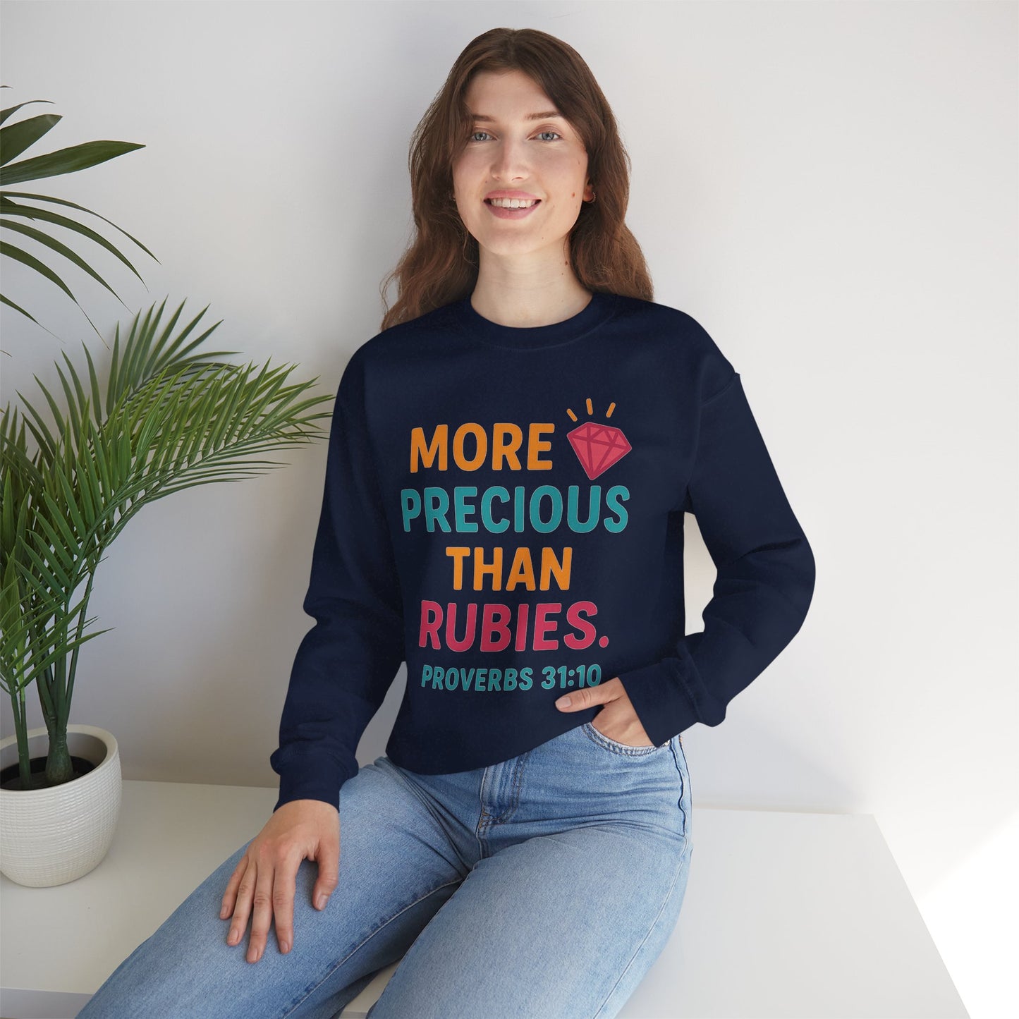 Inspirational Proverbs Sweatshirt | Cozy Crewneck | Gifts for Friends, Bible Verse Apparel, Faith Fashion, Unisex Clothing