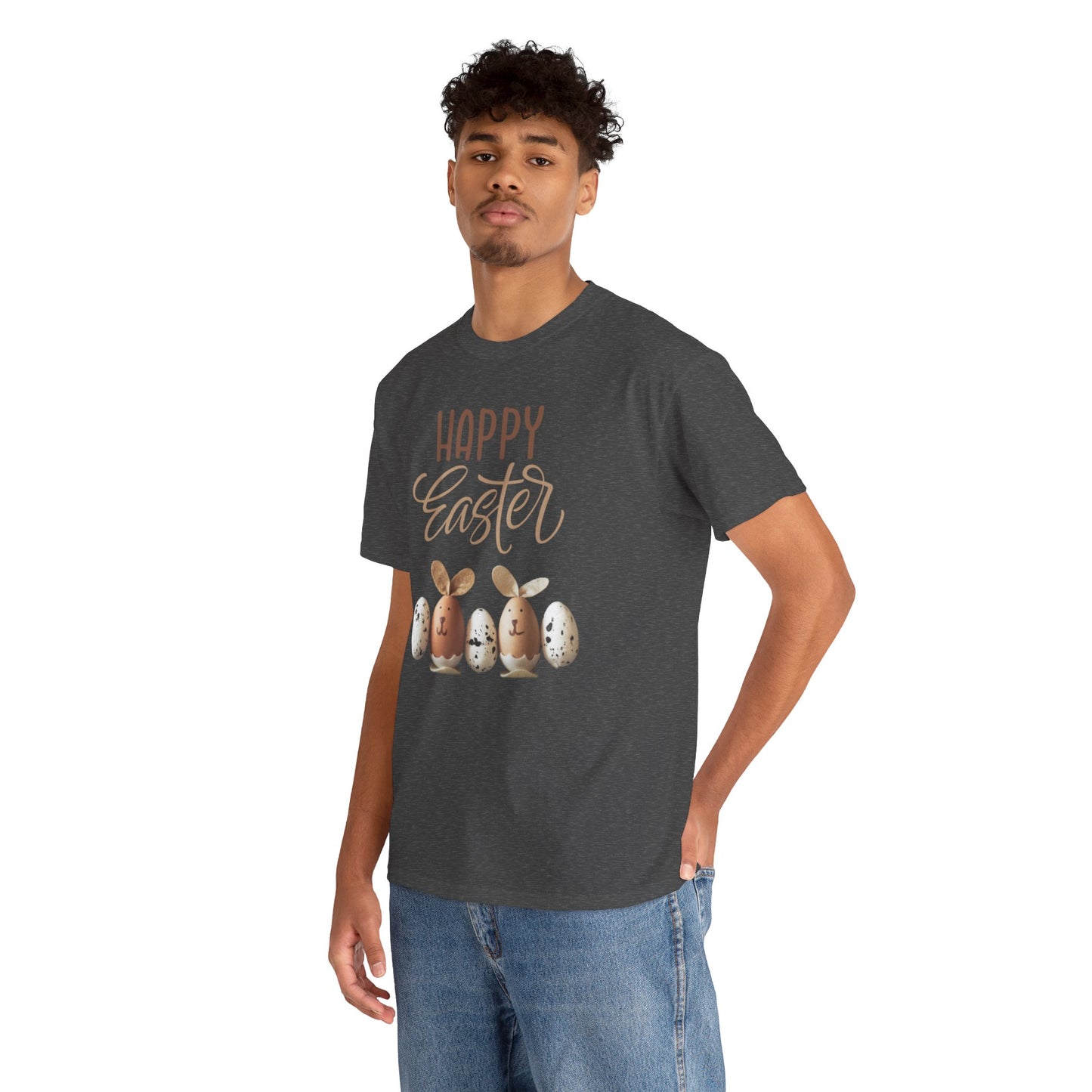 Happy Easter Unisex Heavy Cotton Tee