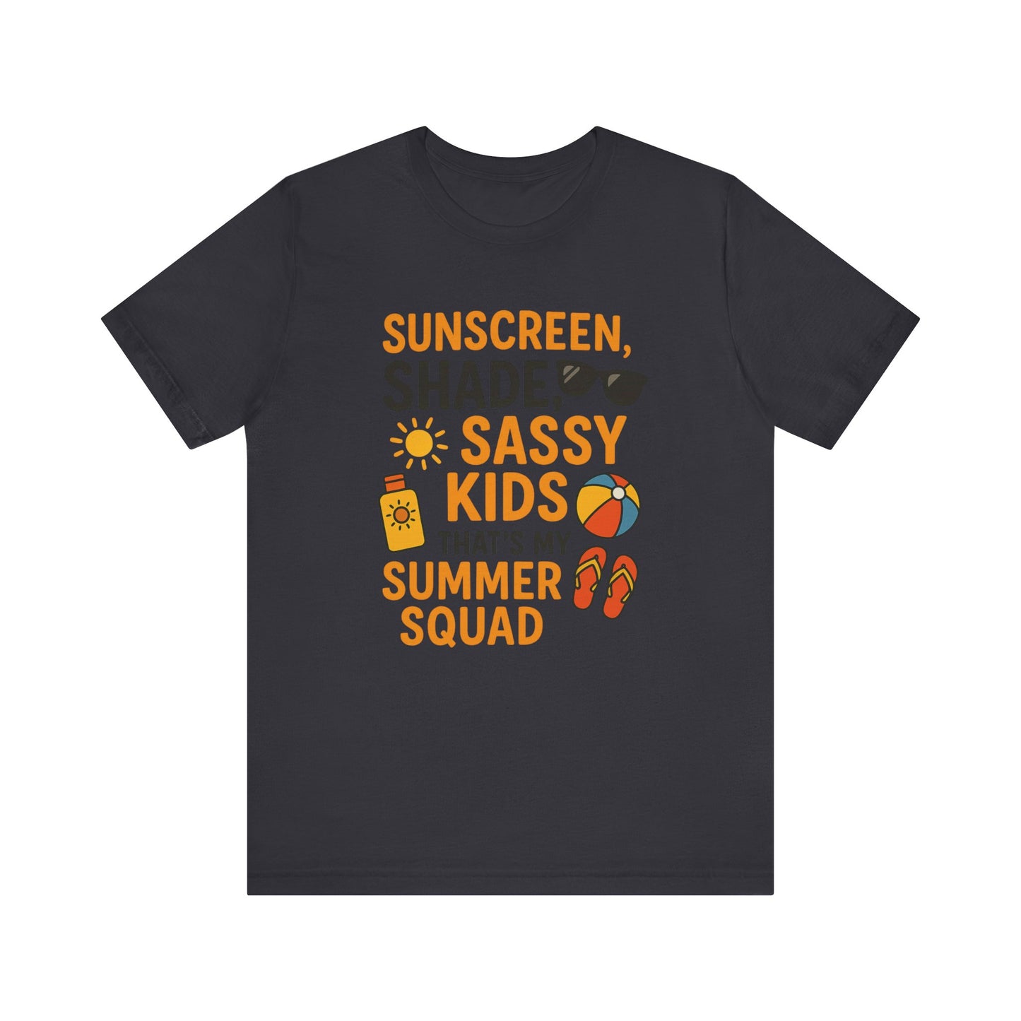 Sassy Summer Squad Tee - Fun Unisex T-Shirt for Family Outings, Beach Days, Summer Parties, Mom Gift, Kids Activity