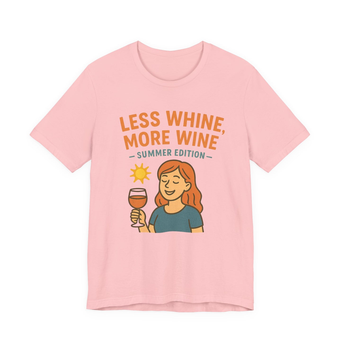Less Whine, More Wine Tee | Fun Unisex Summer Shirt, Vintage Wine Lover Gift, Relaxed Fit Graphic Tee, Casual Wear, Party Outfit