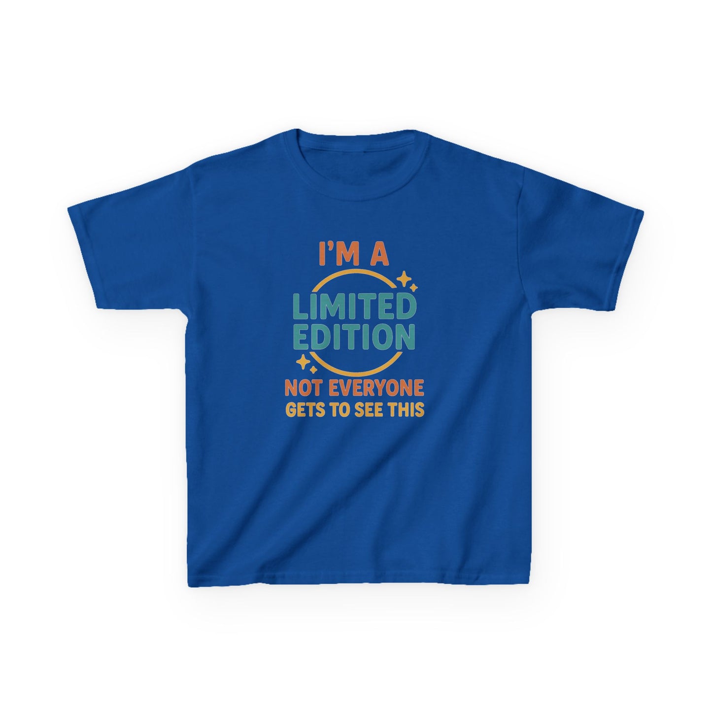 Limited Edition Kids Tee, Fun T-Shirt for Kids, Unique Gift for Birthdays, Playful Cotton Tee, Youth Apparel