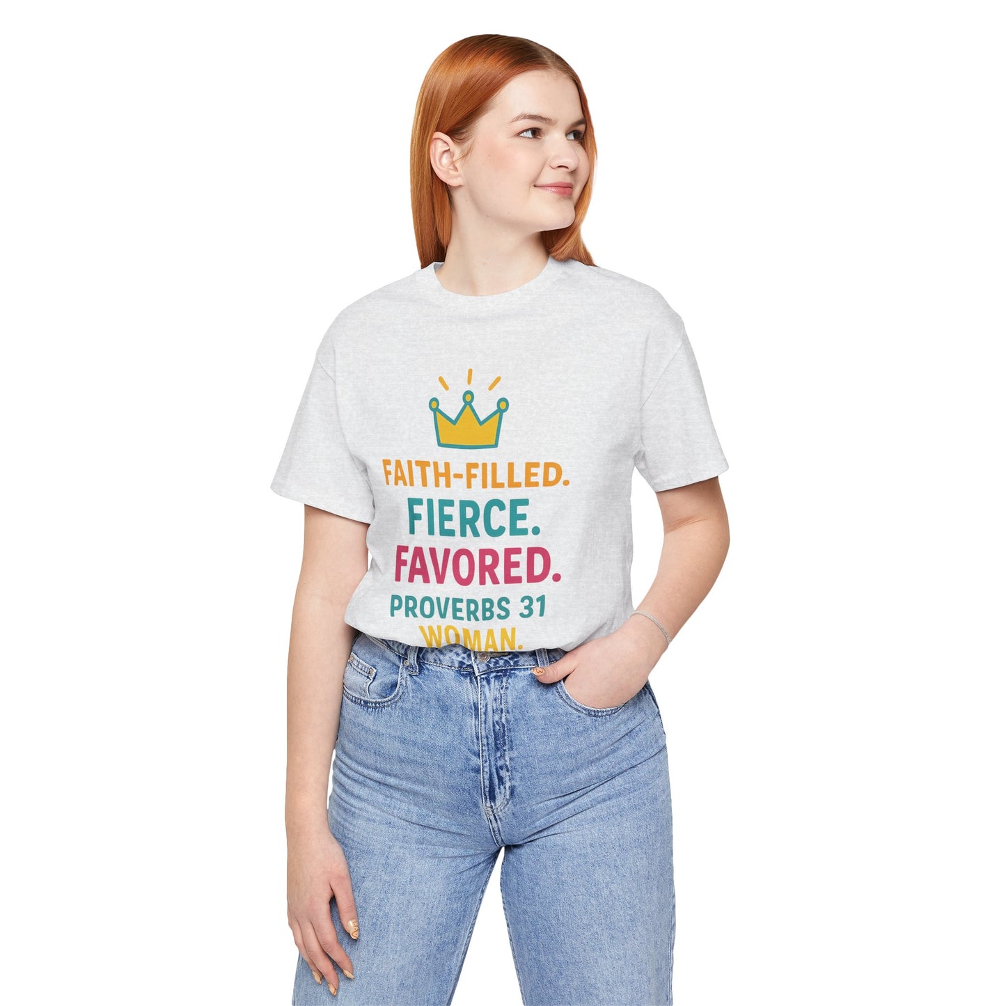 Faith-Filled Proverbs 31 Unisex Tee, Inspirational T-Shirt, Christian Apparel, Faith-Based Gifts, Motivational Top
