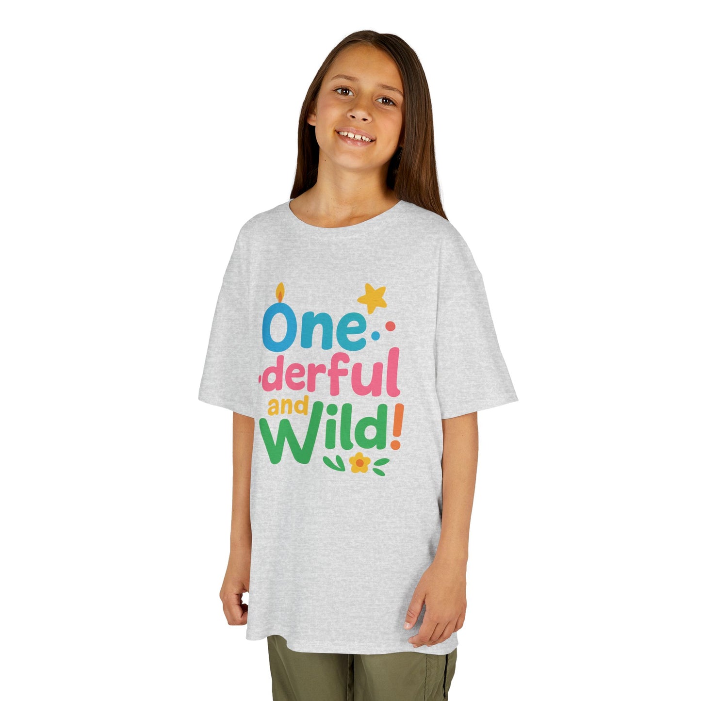 One-derful and Wild Kids Tee, Fun Birthday Gift, Toddler T-Shirt, Playful Cotton Shirt, Colorful Kids Apparel