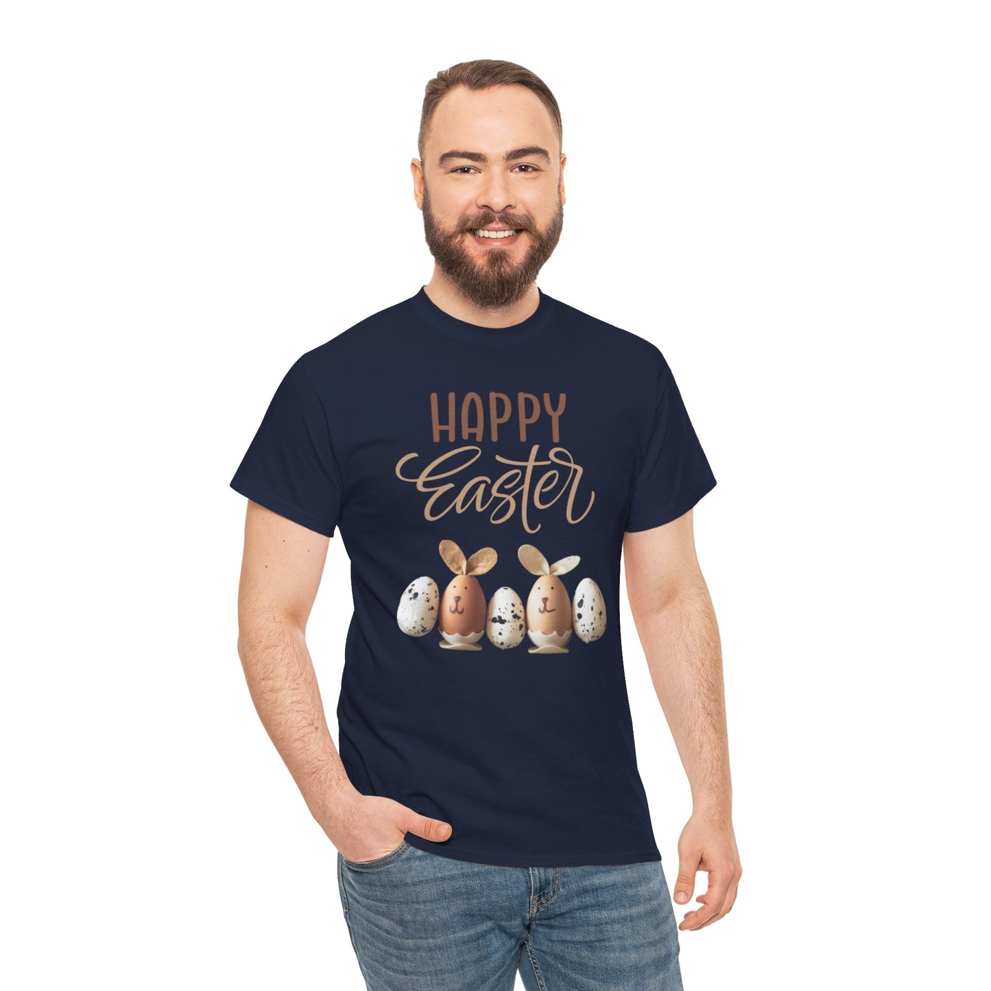 Happy Easter Unisex Heavy Cotton Tee