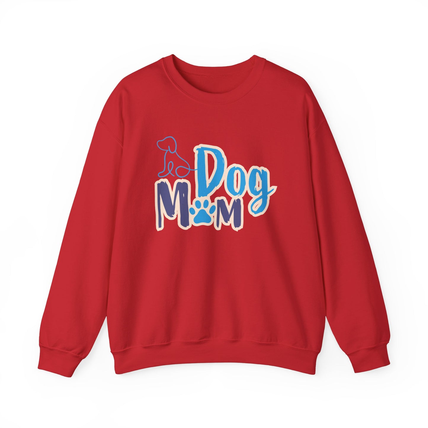 Dog Mom Sweatshirt, Unisex Dog Lover Crewneck, Pet Owner Gift, Cozy Casual Wear, Birthday & Holiday Gift for Dog Lovers