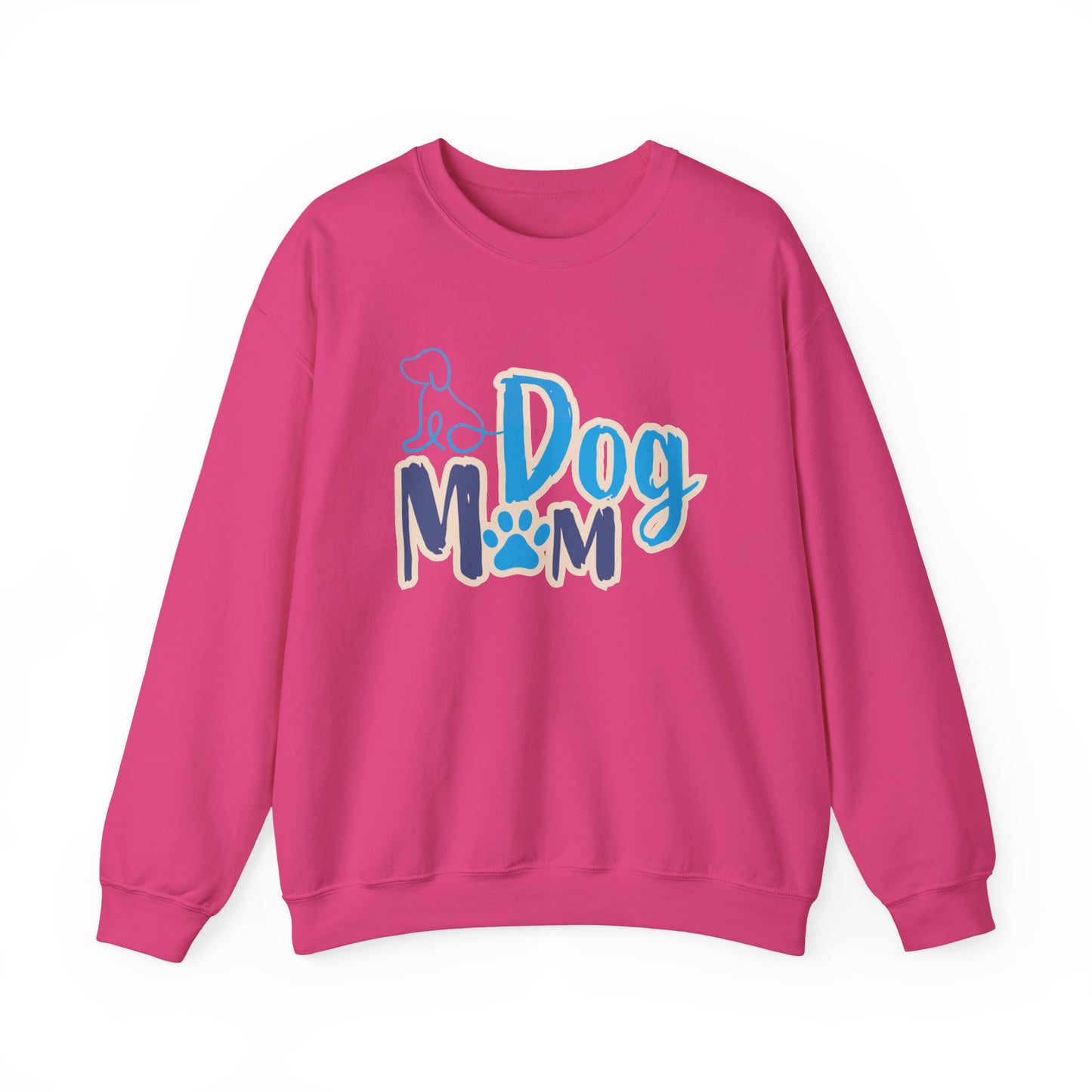 Dog Mom Sweatshirt, Unisex Dog Lover Crewneck, Pet Owner Gift, Cozy Casual Wear, Birthday & Holiday Gift for Dog Lovers