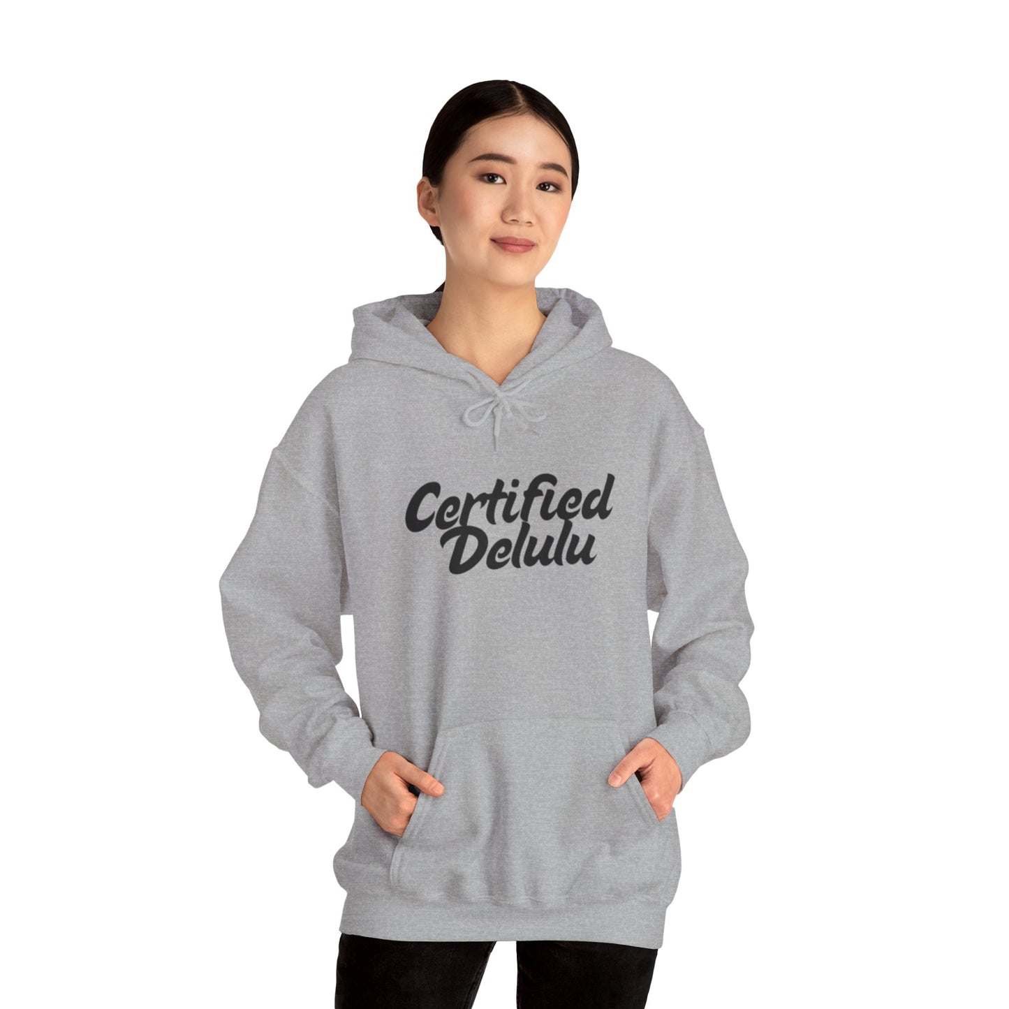 Certified Delulu Unisex Hoodie - Cozy Sweatshirt for Everyday Comfort