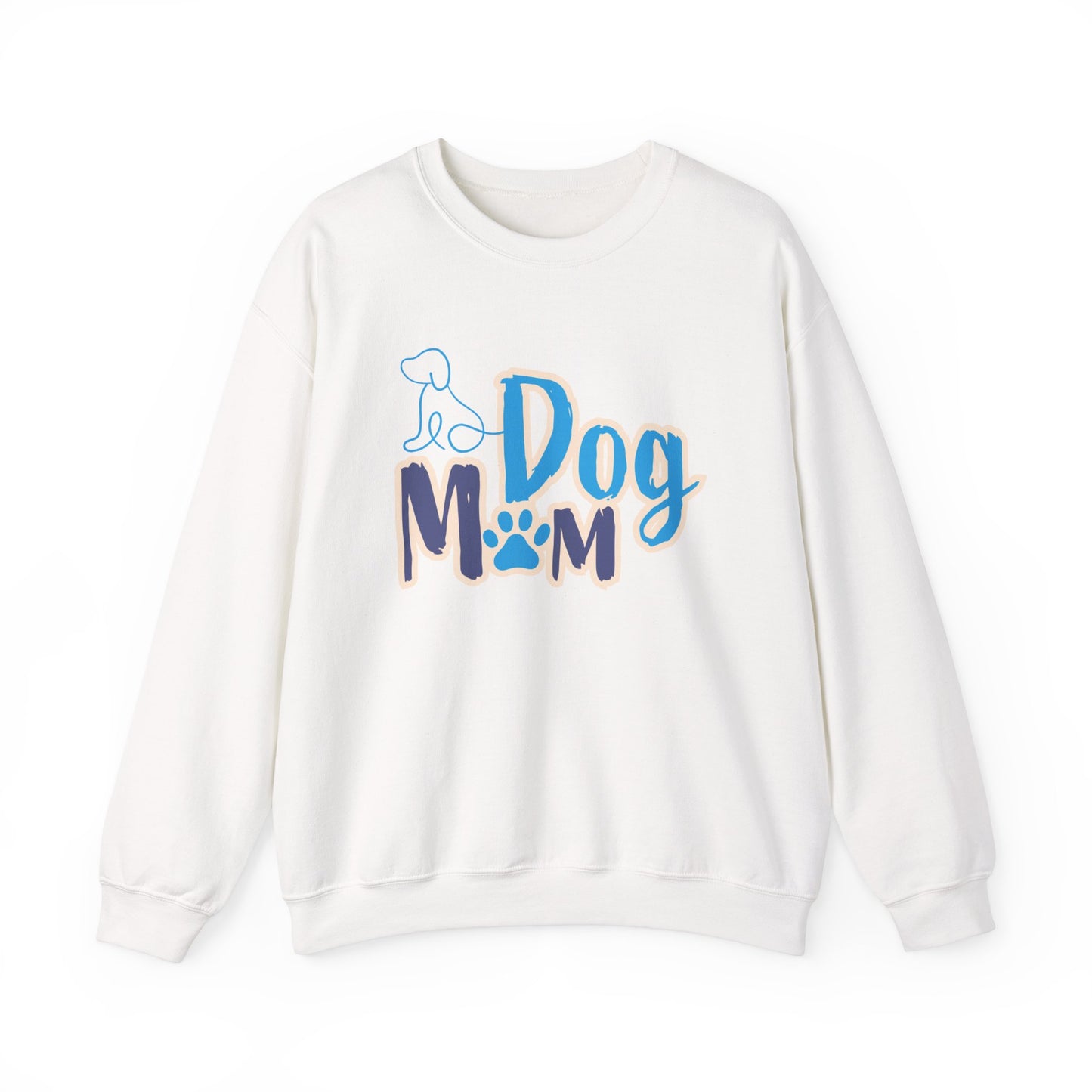 Dog Mom Sweatshirt, Unisex Dog Lover Crewneck, Pet Owner Gift, Cozy Casual Wear, Birthday & Holiday Gift for Dog Lovers
