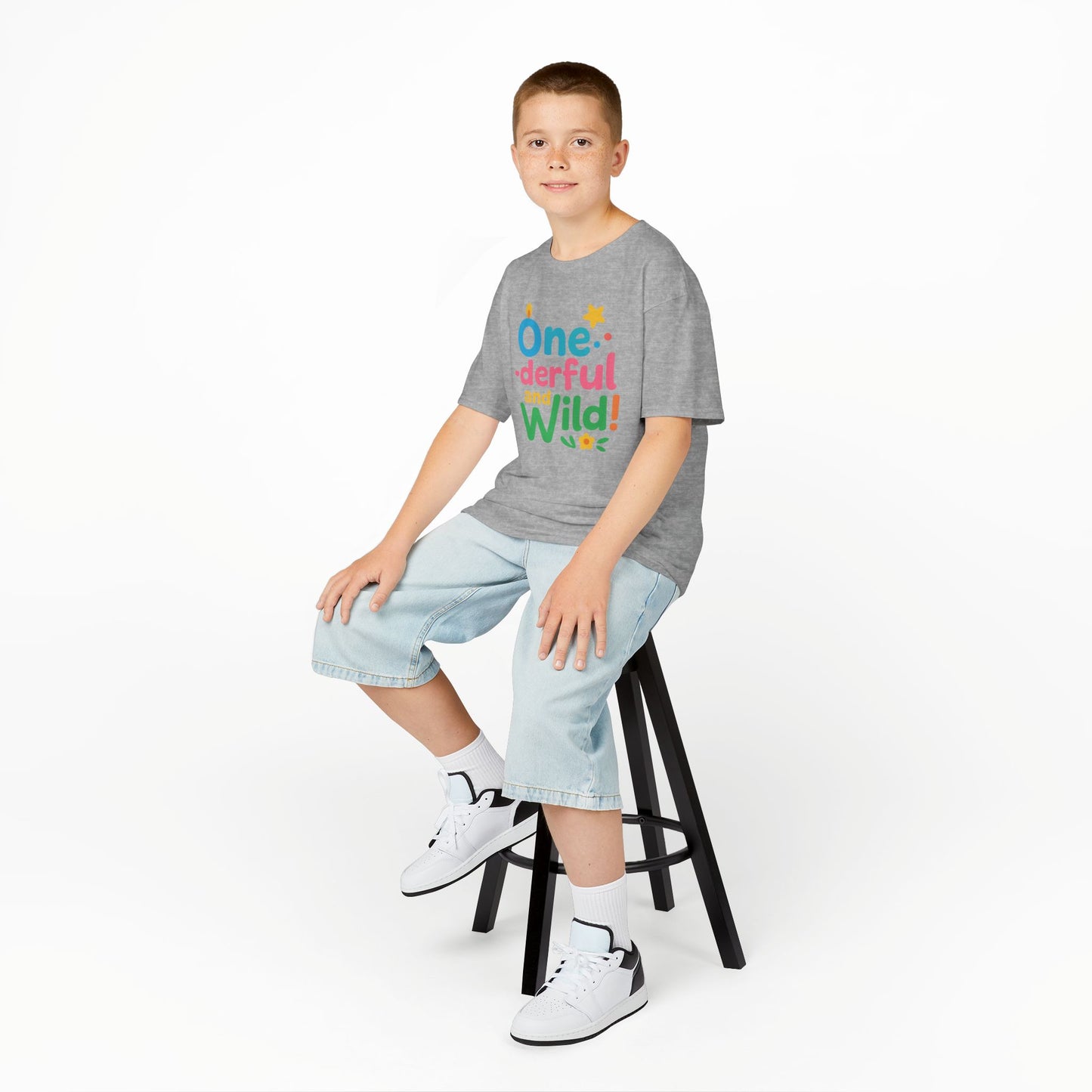 One-derful and Wild Kids Tee, Fun Birthday Gift, Toddler T-Shirt, Playful Cotton Shirt, Colorful Kids Apparel
