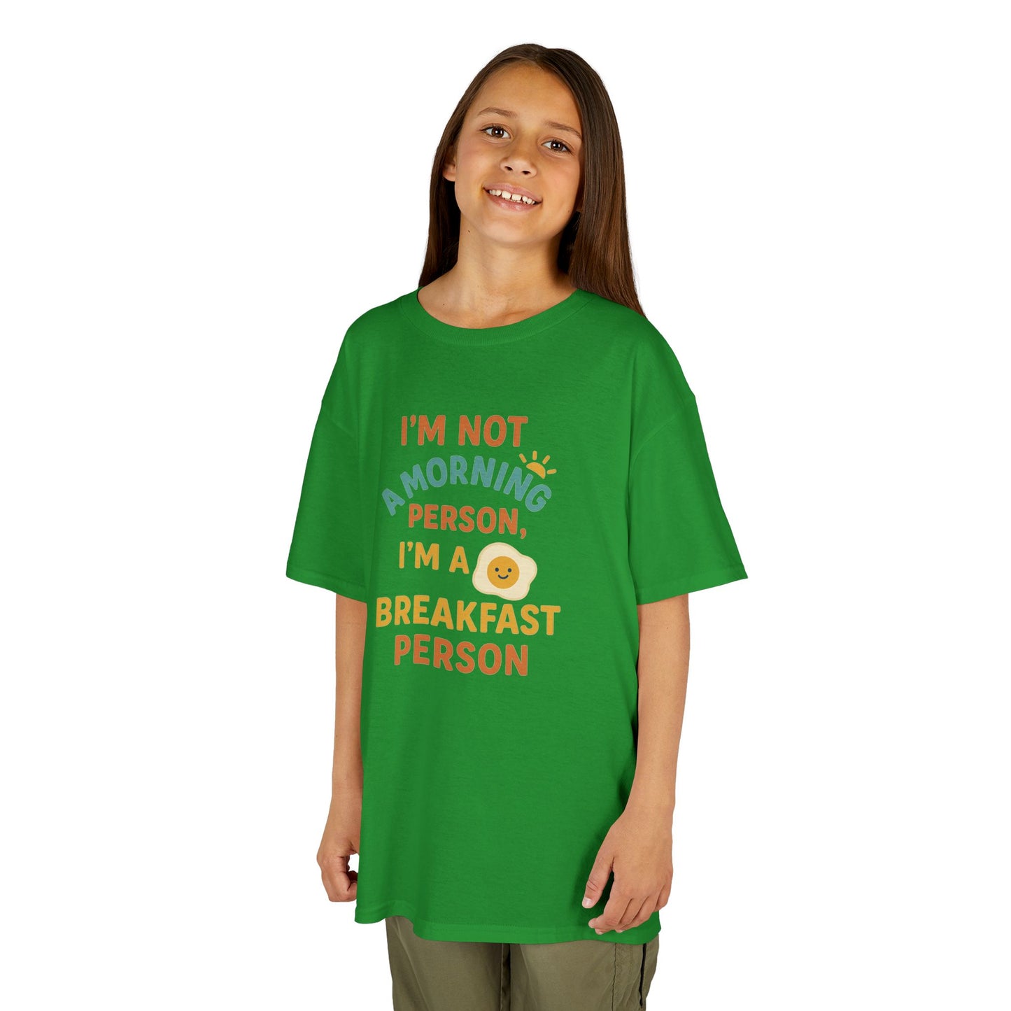 Funny Breakfast Kids Tee for Little Food Lovers, Kid's Cotton Shirt, Morning Humor Tee, Gift for Foodie Kids, Cute Toddler Outfit