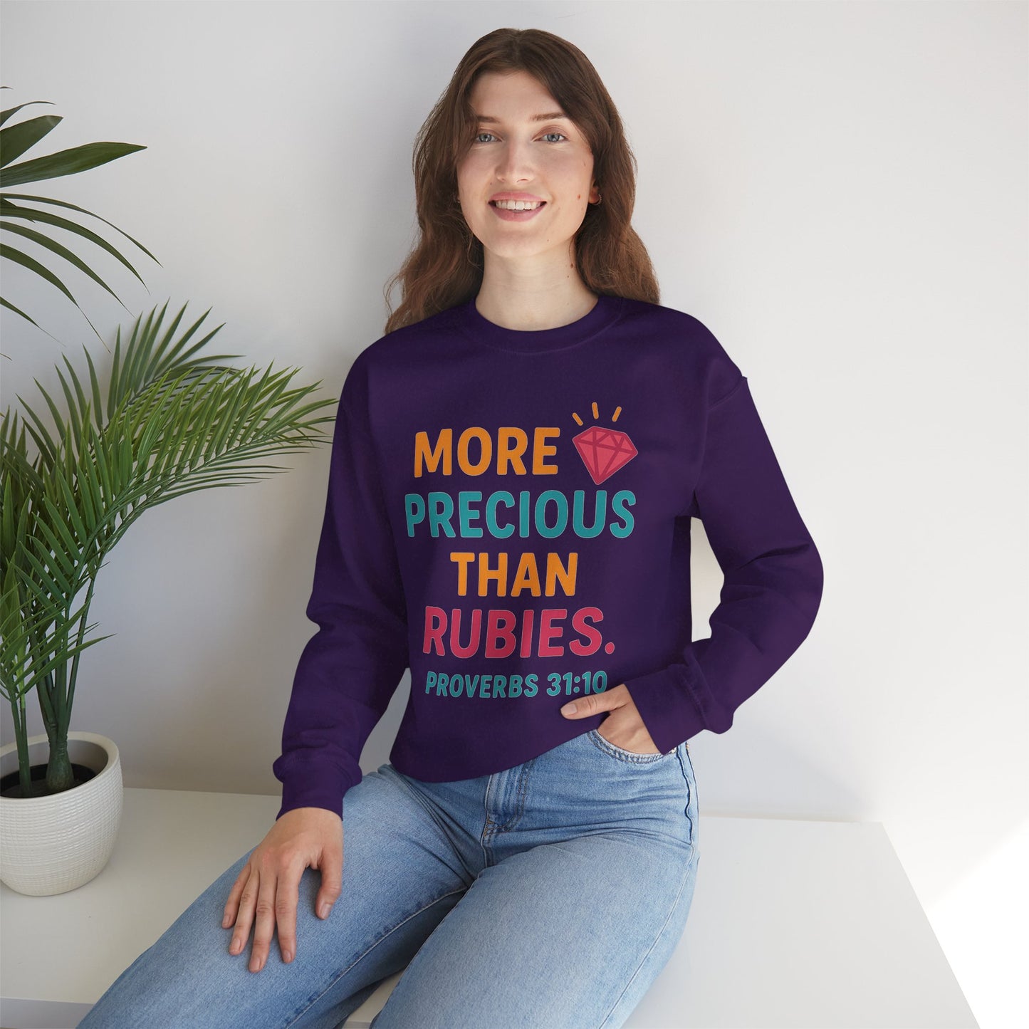 Inspirational Proverbs Sweatshirt | Cozy Crewneck | Gifts for Friends, Bible Verse Apparel, Faith Fashion, Unisex Clothing