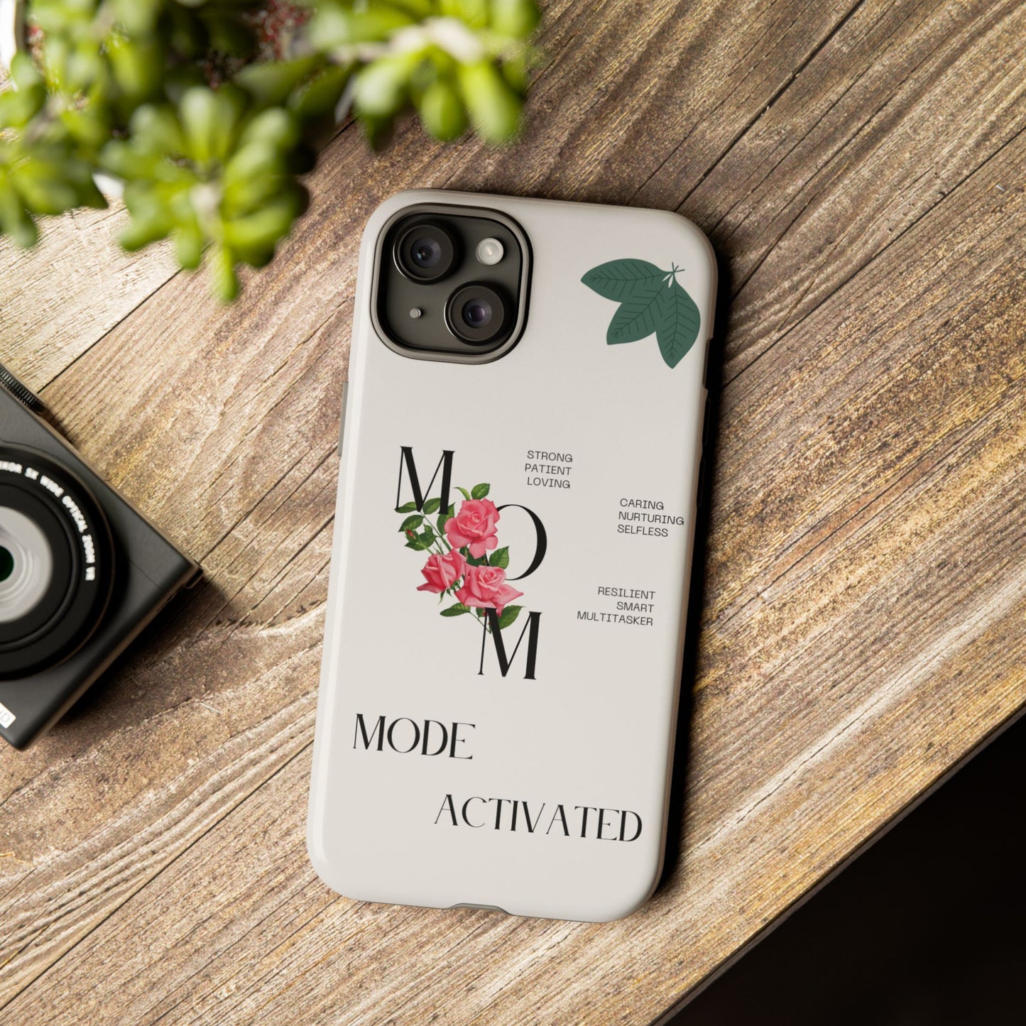 Personalized Phone Case for Moms | Mode Activated | Gift for Mother's Day, Birthday, Resilient, Loving, Durable