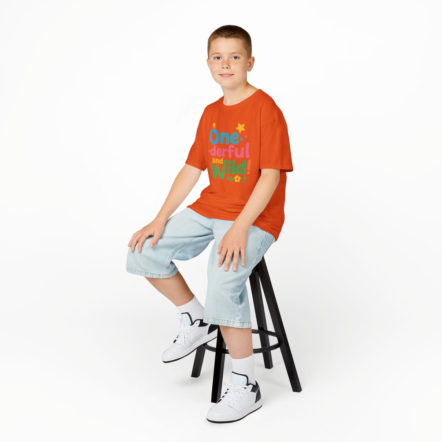 One-derful and Wild Kids Tee, Fun Birthday Gift, Toddler T-Shirt, Playful Cotton Shirt, Colorful Kids Apparel
