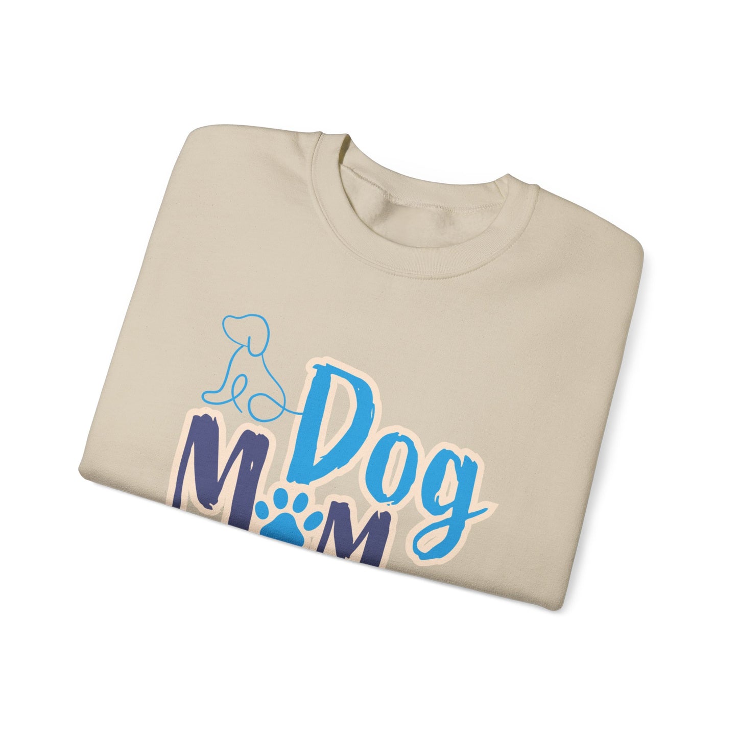 Dog Mom Sweatshirt, Unisex Dog Lover Crewneck, Pet Owner Gift, Cozy Casual Wear, Birthday & Holiday Gift for Dog Lovers
