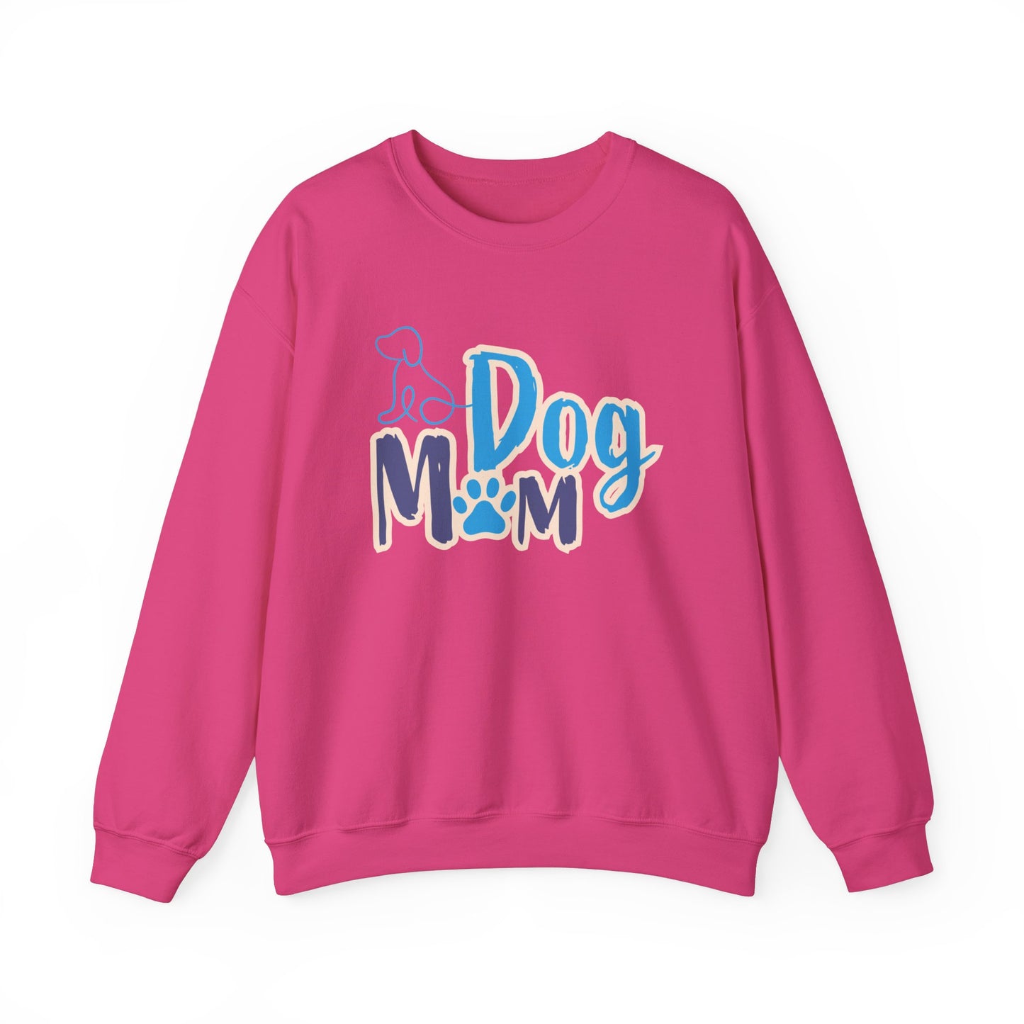 Dog Mom Sweatshirt, Unisex Dog Lover Crewneck, Pet Owner Gift, Cozy Casual Wear, Birthday & Holiday Gift for Dog Lovers