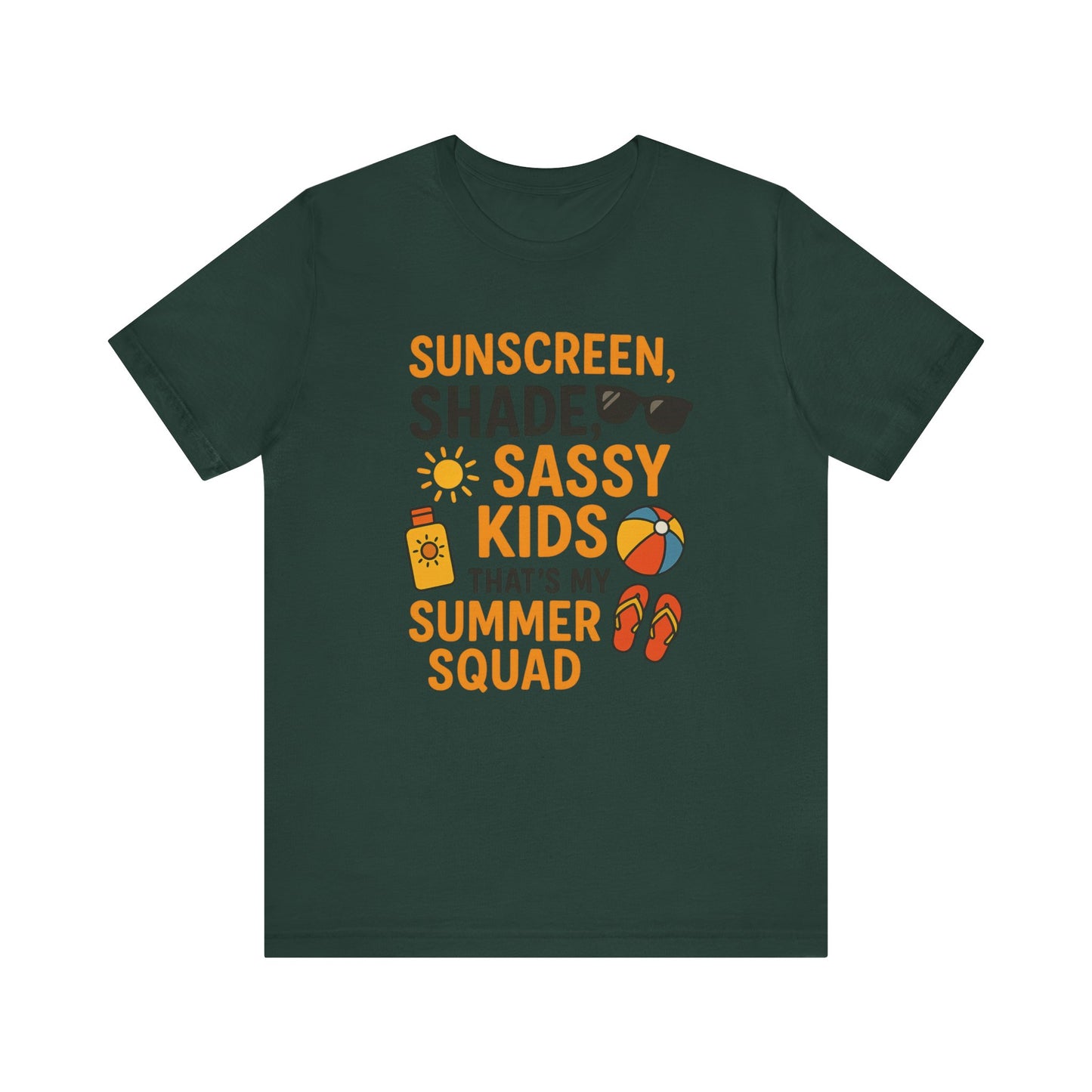 Sassy Summer Squad Tee - Fun Unisex T-Shirt for Family Outings, Beach Days, Summer Parties, Mom Gift, Kids Activity