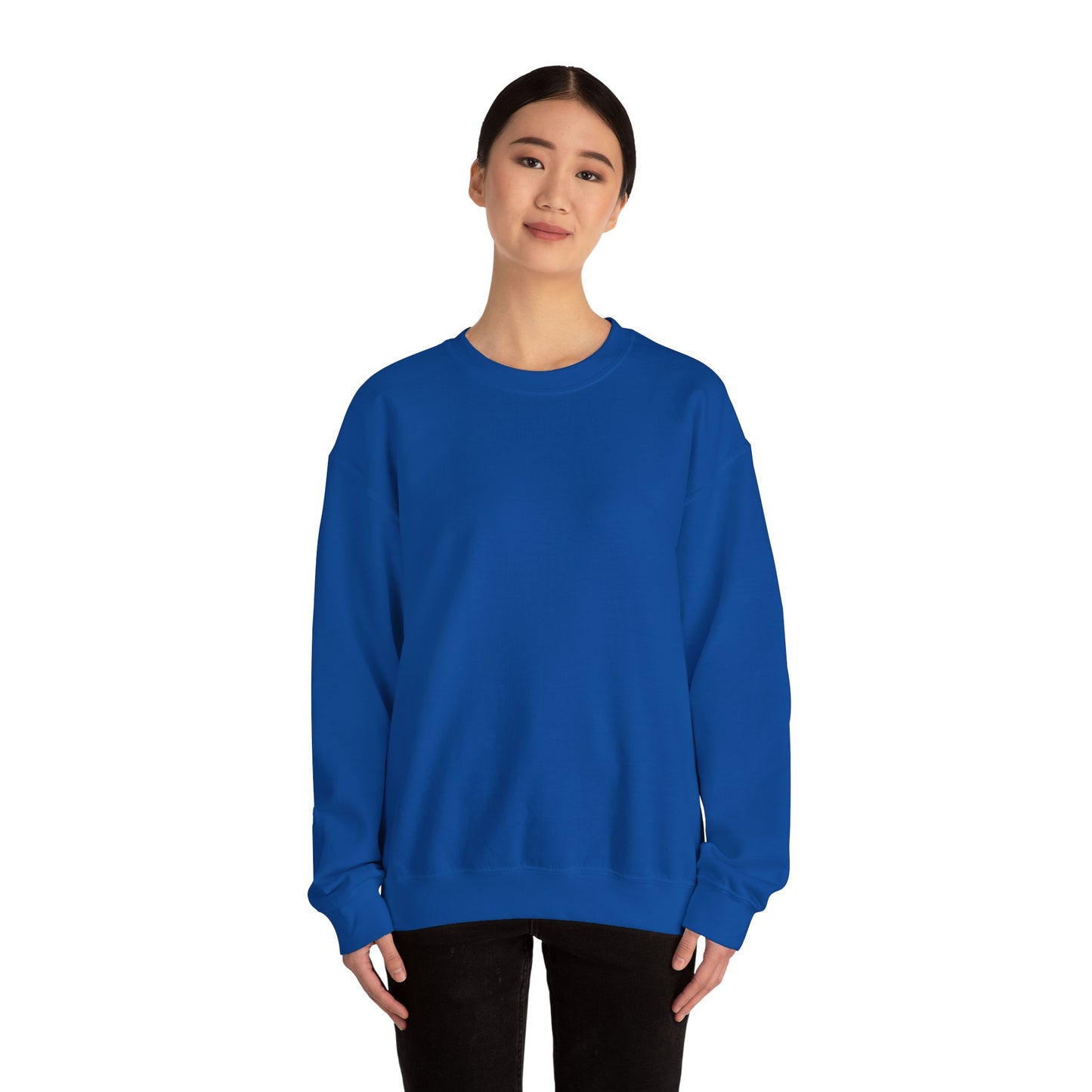 Running Late Is My Cardio Unisex Crewneck Sweatshirt - Cozy Activewear for Fitness Enthusiasts - Back print only