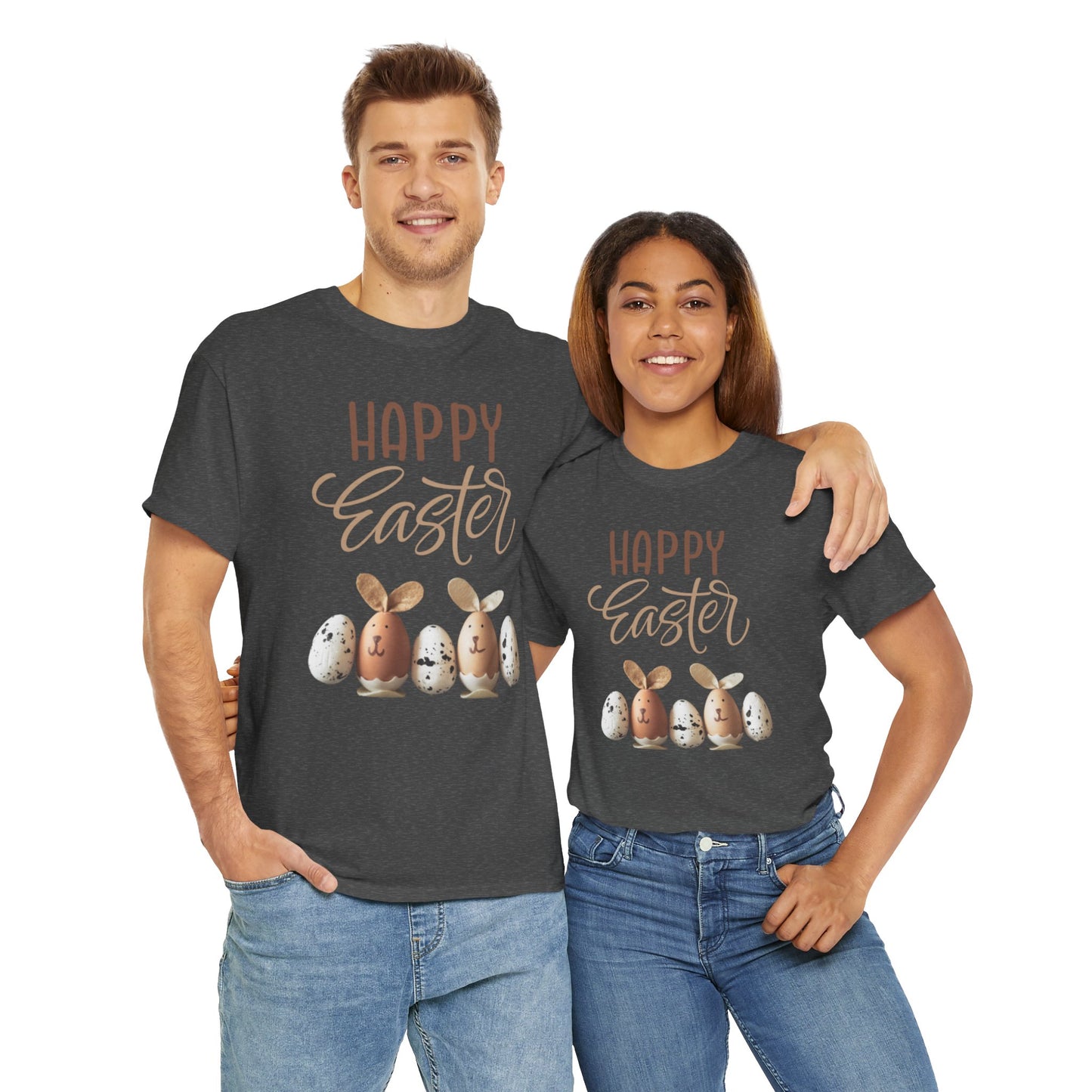 Happy Easter Unisex Heavy Cotton Tee