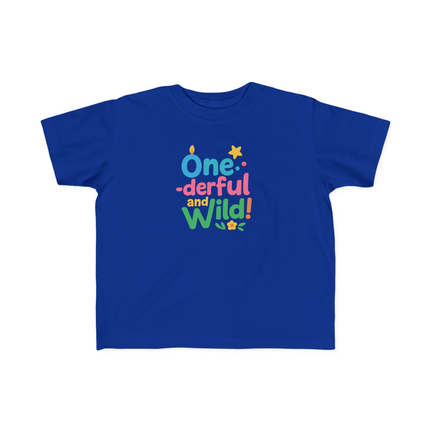 One-derful Wild Toddler Tee | Cute Kids T-Shirt for Birthday, Playdates, Gifts, Everyday Wear, Colorful Fun