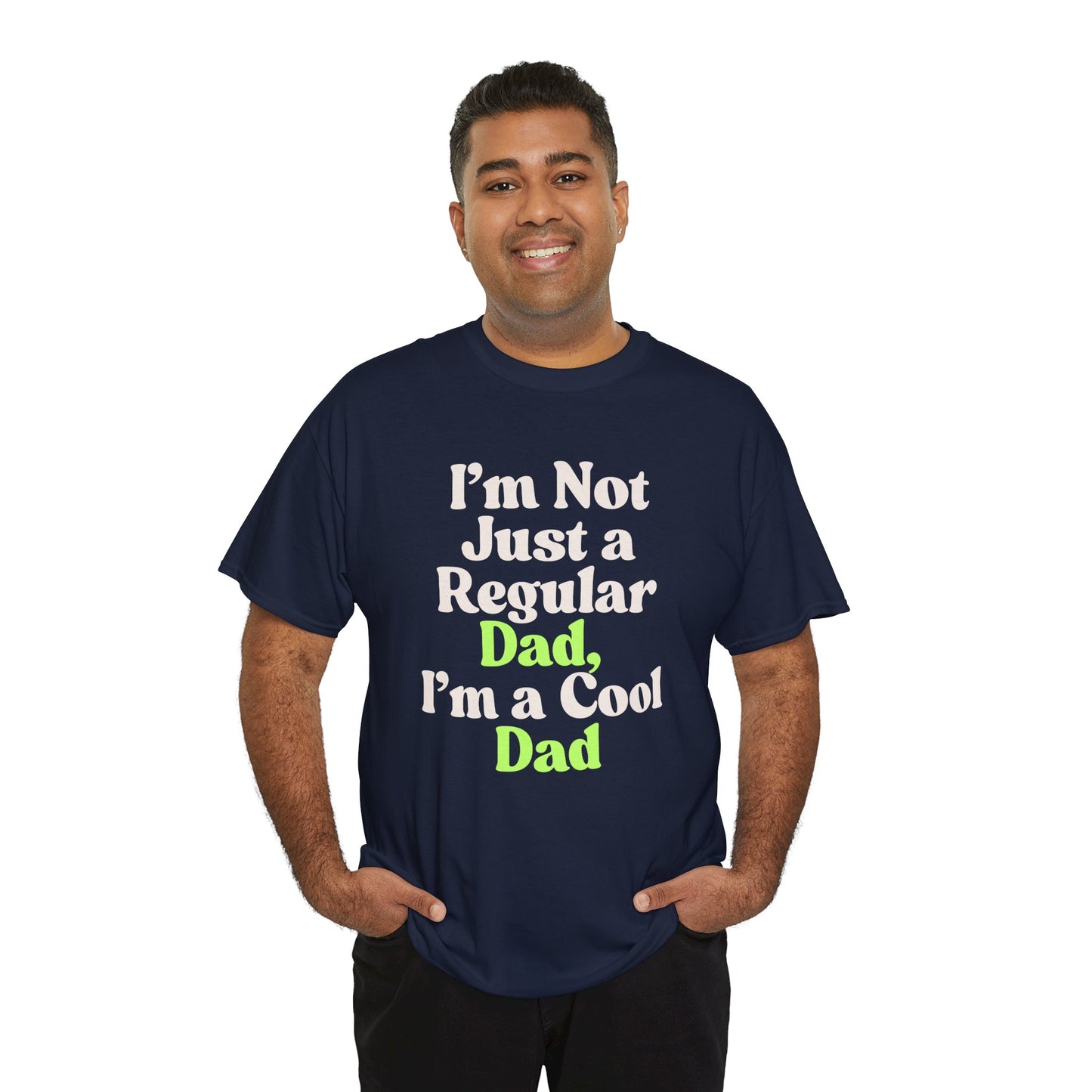 Cool Dad Unisex Heavy Cotton Tee | Funny Dad T-Shirt, Father's Day Gift, Casual Wear, Family Gathering, Gift for Him