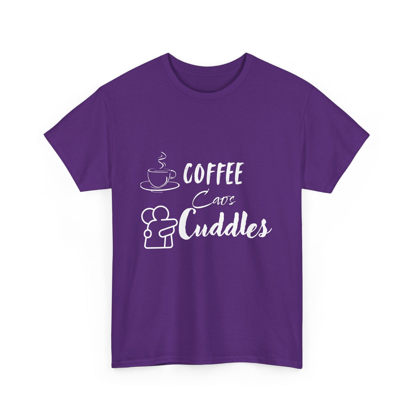 Coffee Cuddles Unisex Heavy Cotton Tee- Men