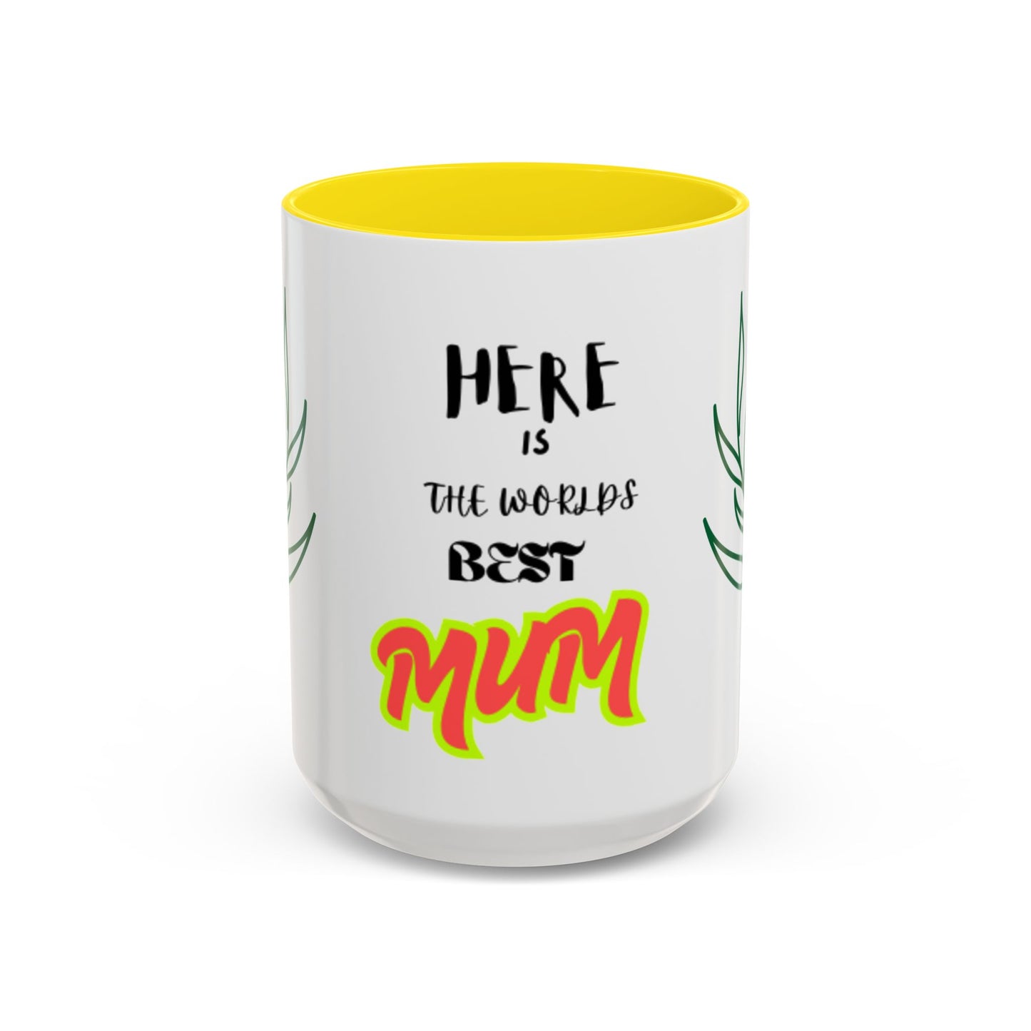 Best Mum Accent Coffee Mug | Perfect Gift for Mother's Day