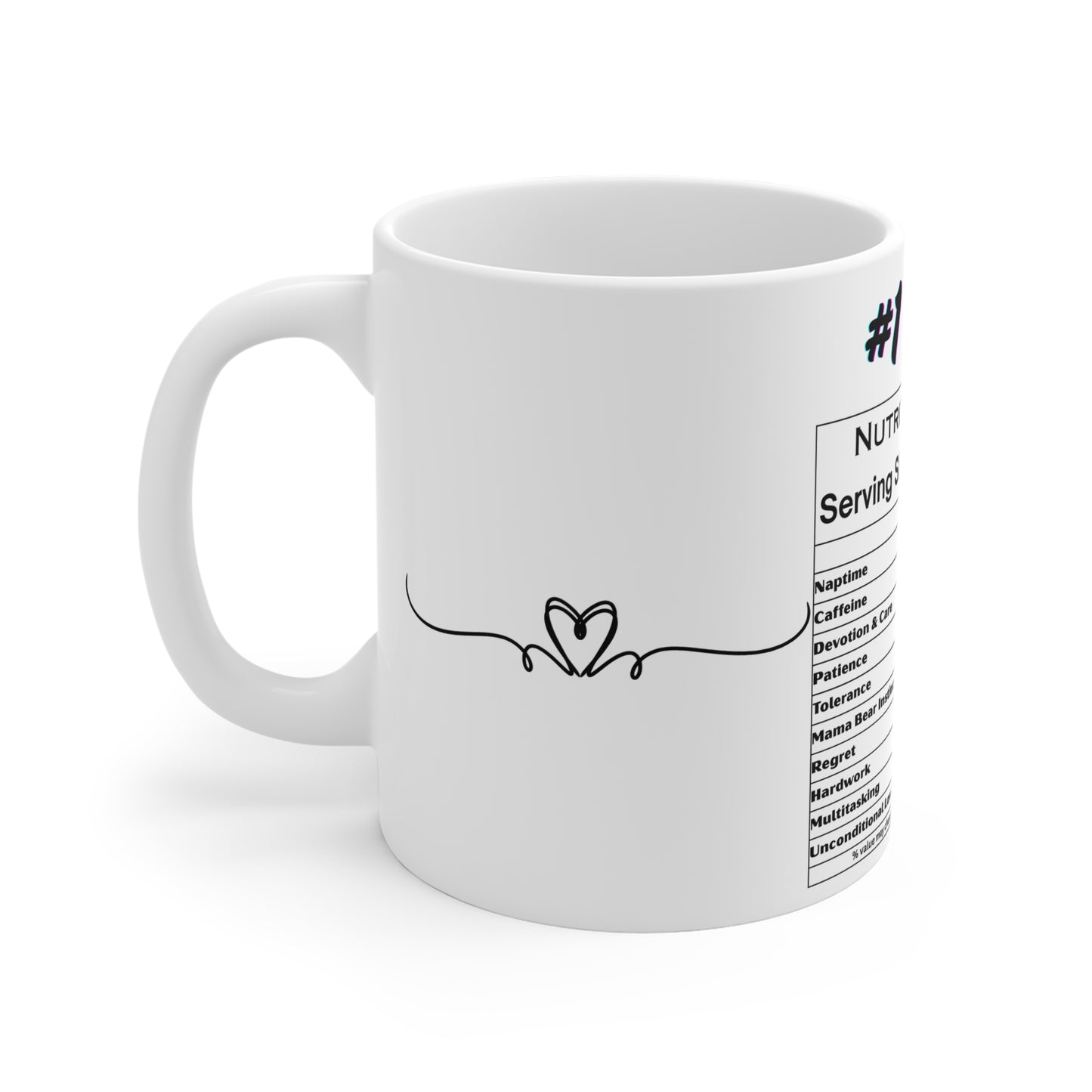 Mom Ceramic Mug - Perfect Gift for Mothers Day, Birthday, Coffee Lover, Supermom Appreciation, Unique Kitchen Decor