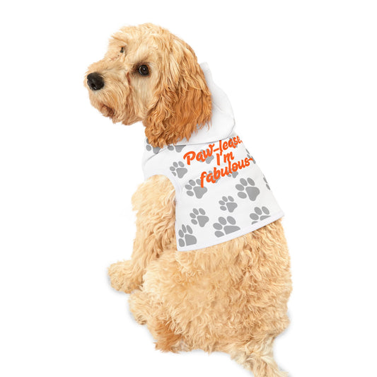 Fabulous Paw Print Pet Hoodie - Cozy & Stylish Dog or Cat Apparel