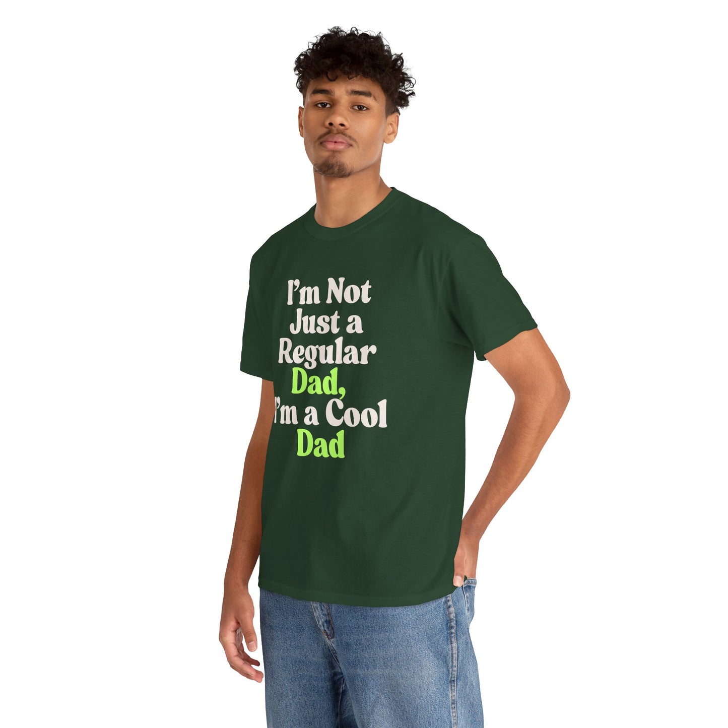 Cool Dad Unisex Heavy Cotton Tee | Funny Dad T-Shirt, Father's Day Gift, Casual Wear, Family Gathering, Gift for Him