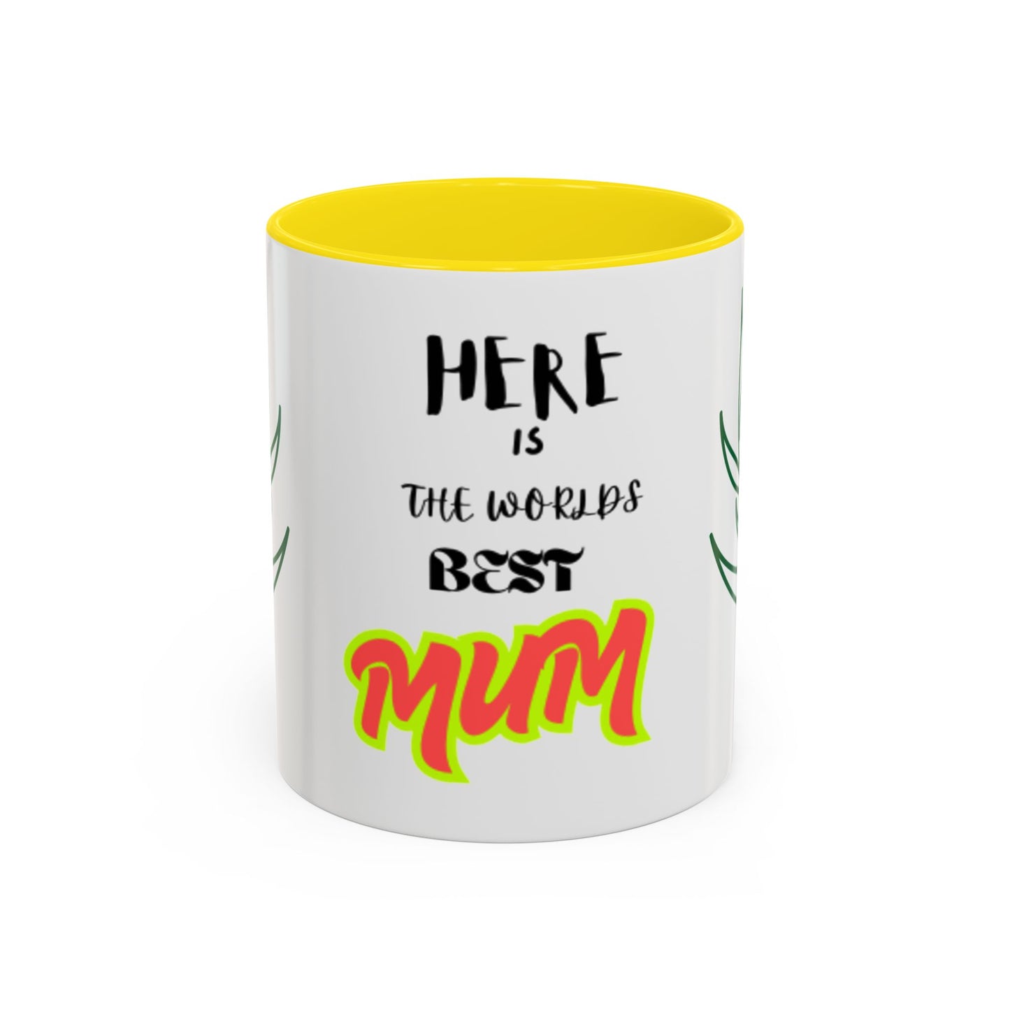 Best Mum Accent Coffee Mug | Perfect Gift for Mother's Day