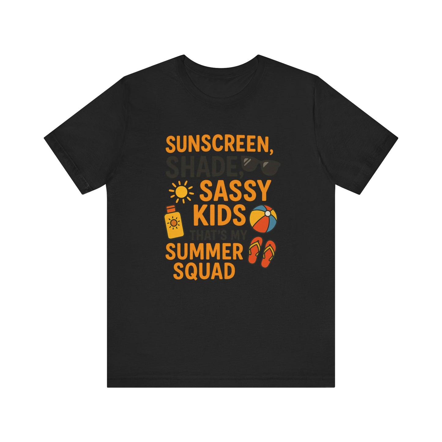 Sassy Summer Squad Tee - Fun Unisex T-Shirt for Family Outings, Beach Days, Summer Parties, Mom Gift, Kids Activity
