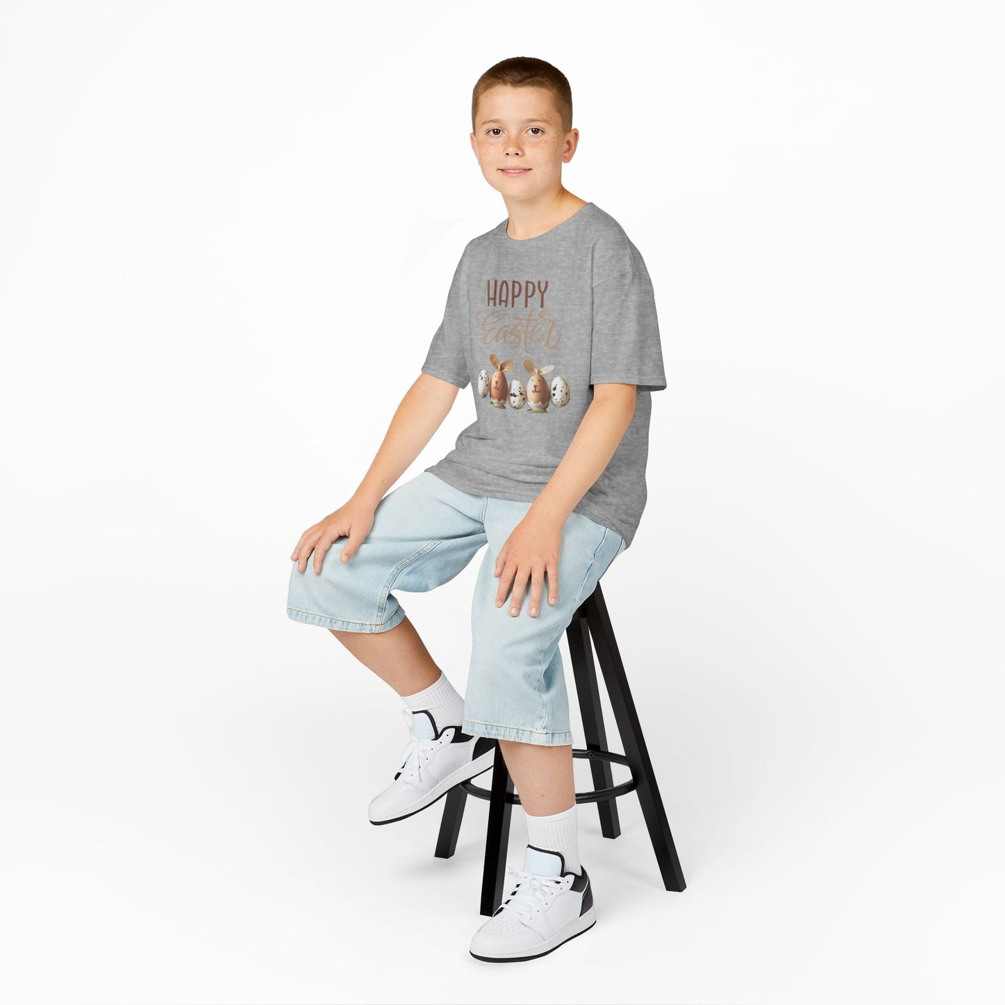 Happy Easter Kids Heavy Cotton Tee