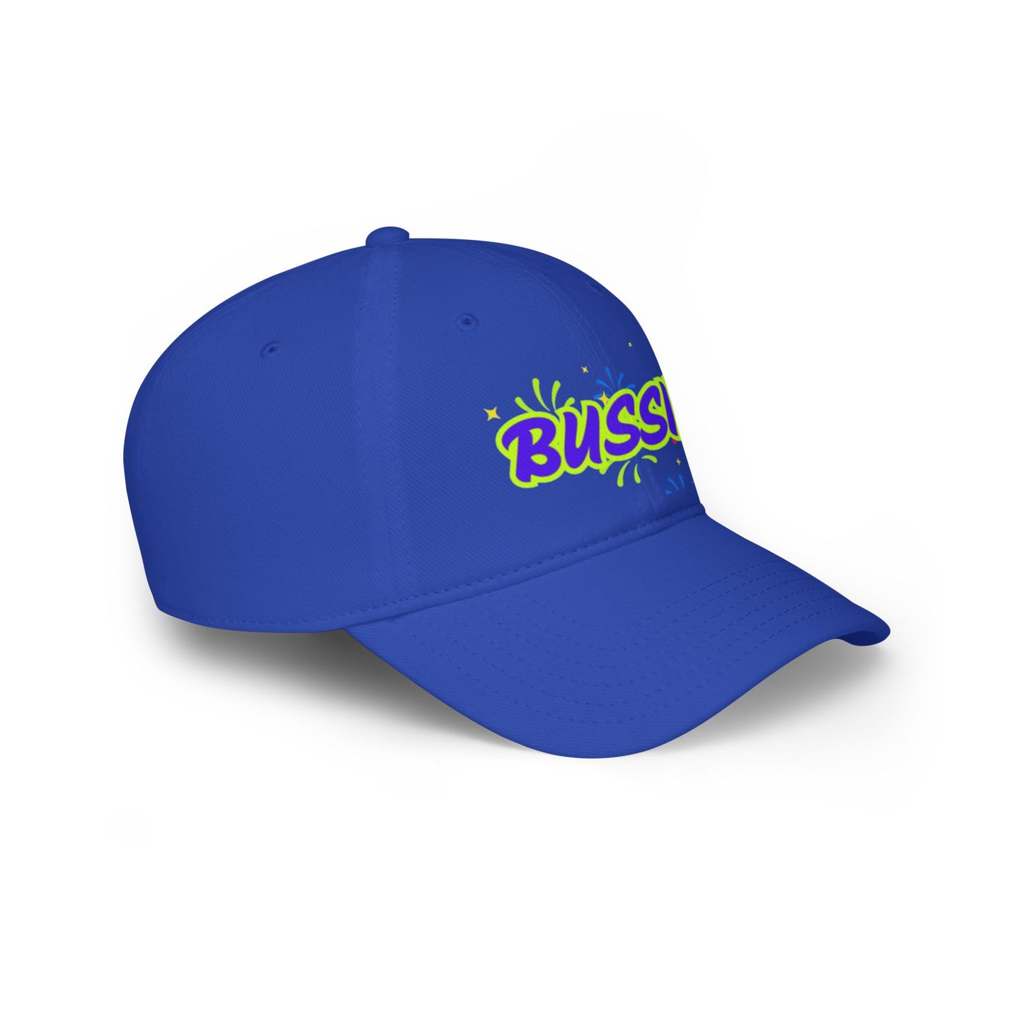 Bussin Low Profile Baseball Cap - Fun Red Cap for Casual Outings & Celebrations