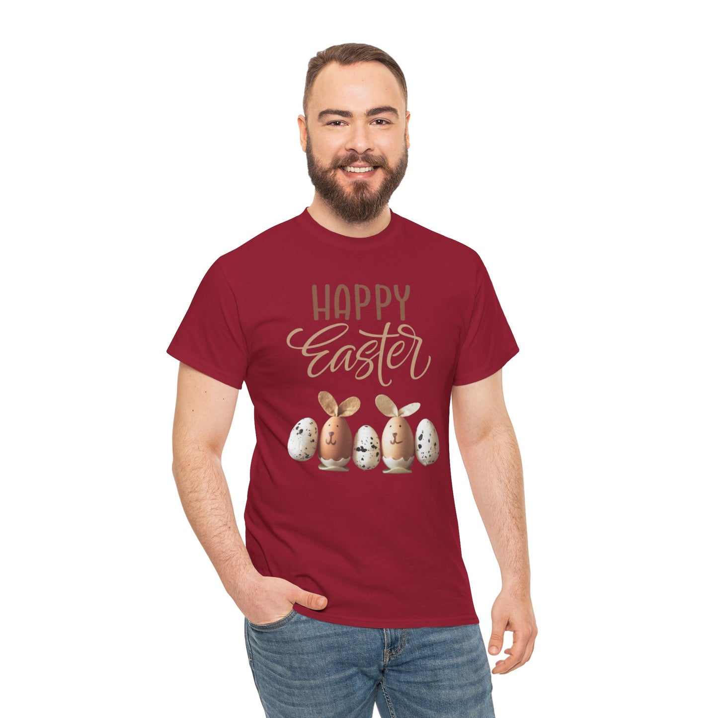 Happy Easter Unisex Heavy Cotton Tee