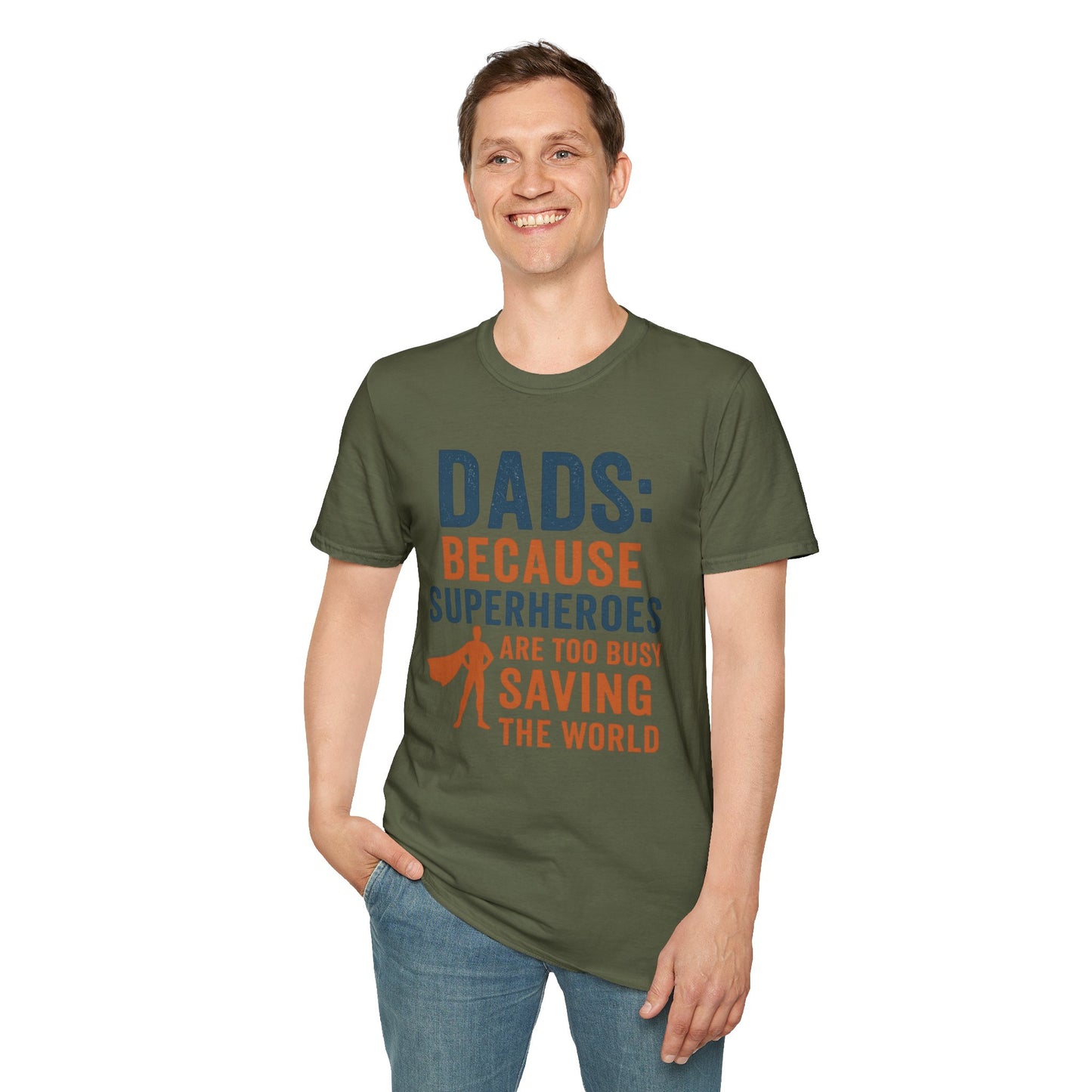 Dad Superhero T-Shirt, Funny Gift for Fathers Day, Unisex Tee, Birthday Gift for Dad, Family Reunion T-Shirt, Dad Humor Shirt