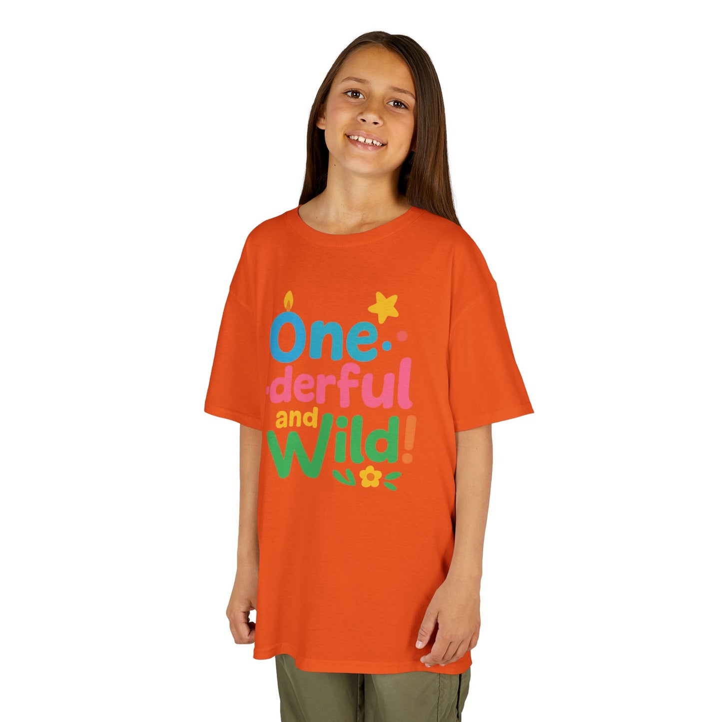 One-derful and Wild Kids Tee, Fun Birthday Gift, Toddler T-Shirt, Playful Cotton Shirt, Colorful Kids Apparel