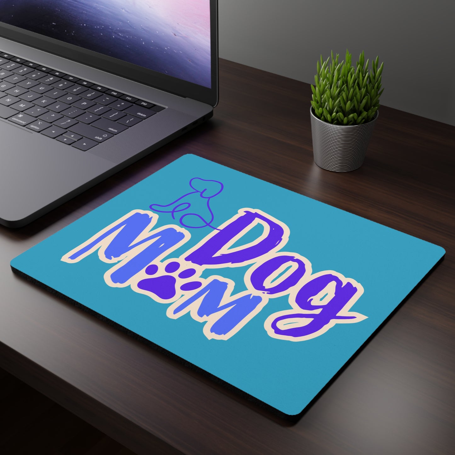 Dog Mom Mouse Pad: Perfect Gift for Pet Lovers, Dog Themed Gifts, Cute Pet Accessories, Animal Lover Gifts